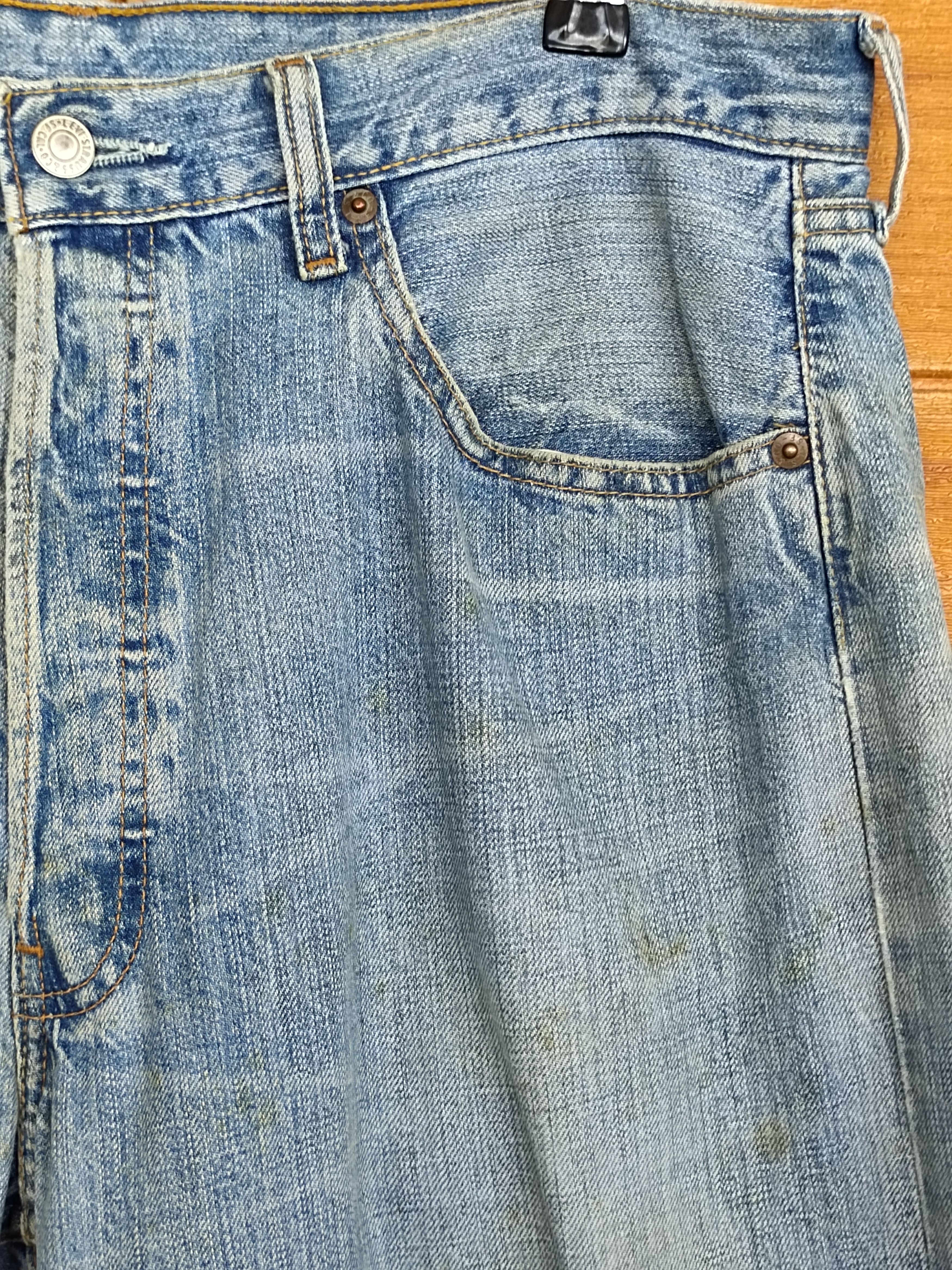 Levi's Vintage Levi's 501 Dirty Wash Denim Jeans Grunge Rock Size US 34 / EU 50 - 3 Thumbnail