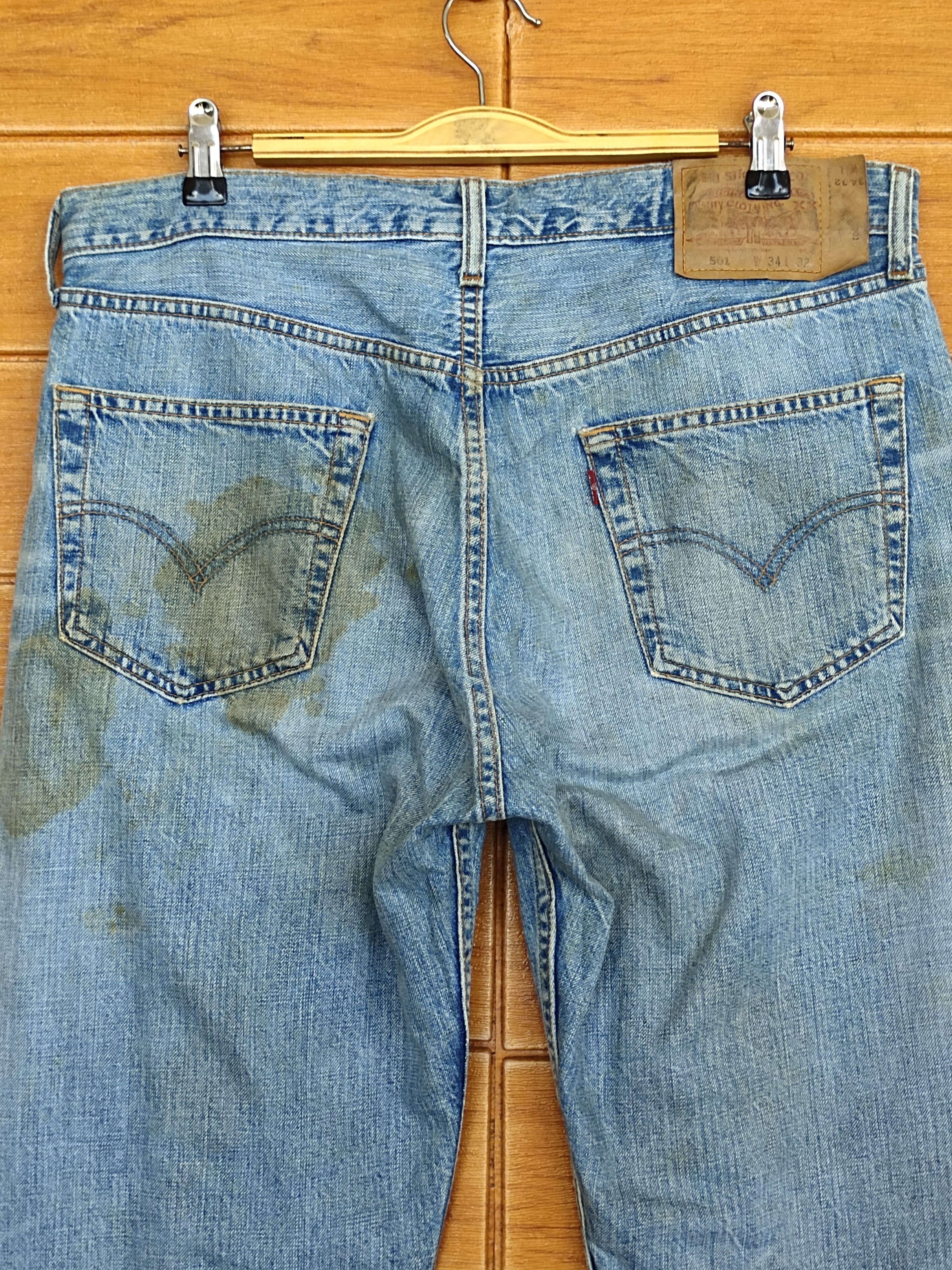 Levi's Vintage Levi's 501 Dirty Wash Denim Jeans Grunge Rock Size US 34 / EU 50 - 10 Thumbnail
