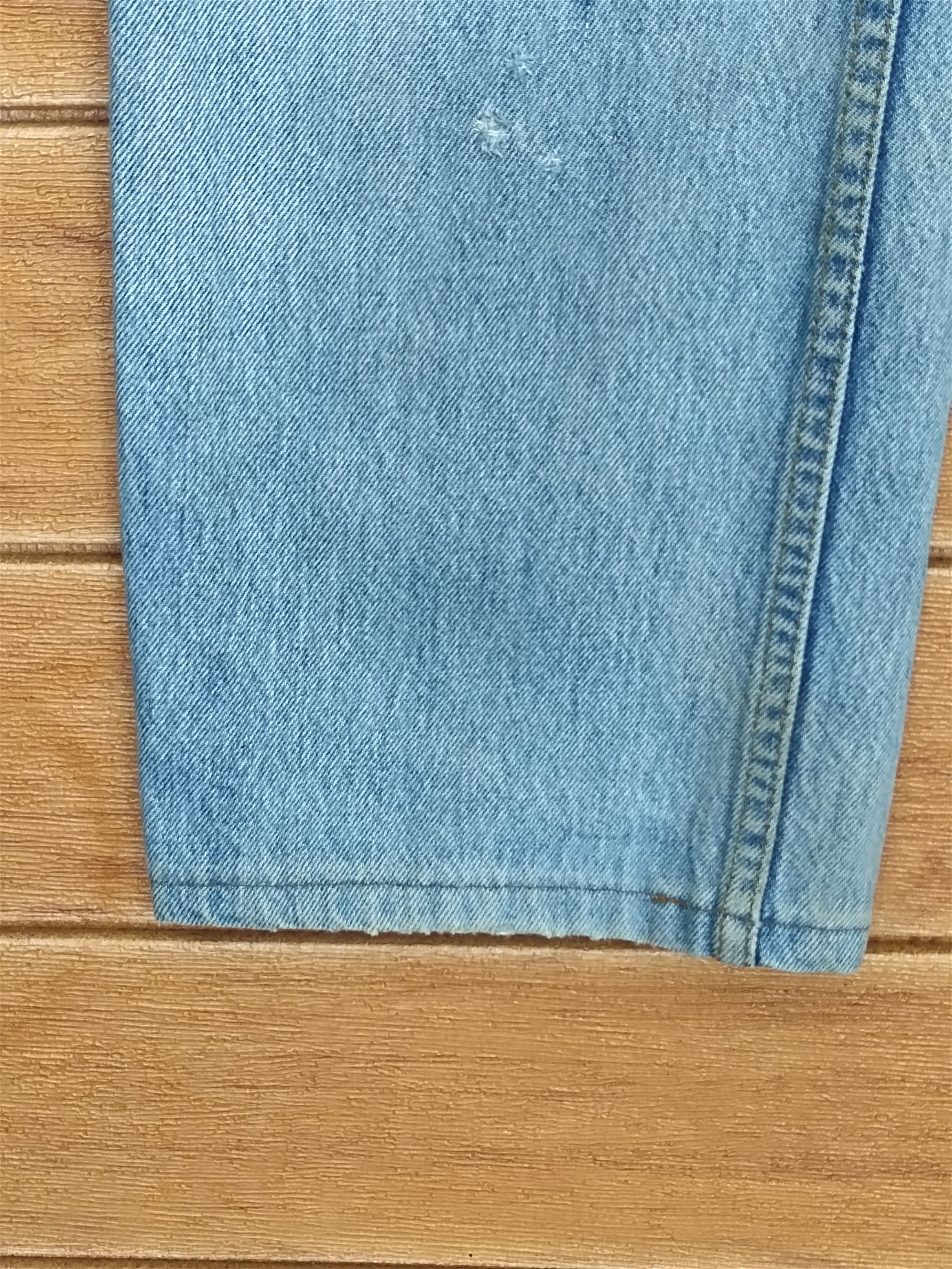 Levi's Vintage Levi's 607 Dirty Light Wash Denim Jeans Orange Tag Size US 33 - 8 Thumbnail