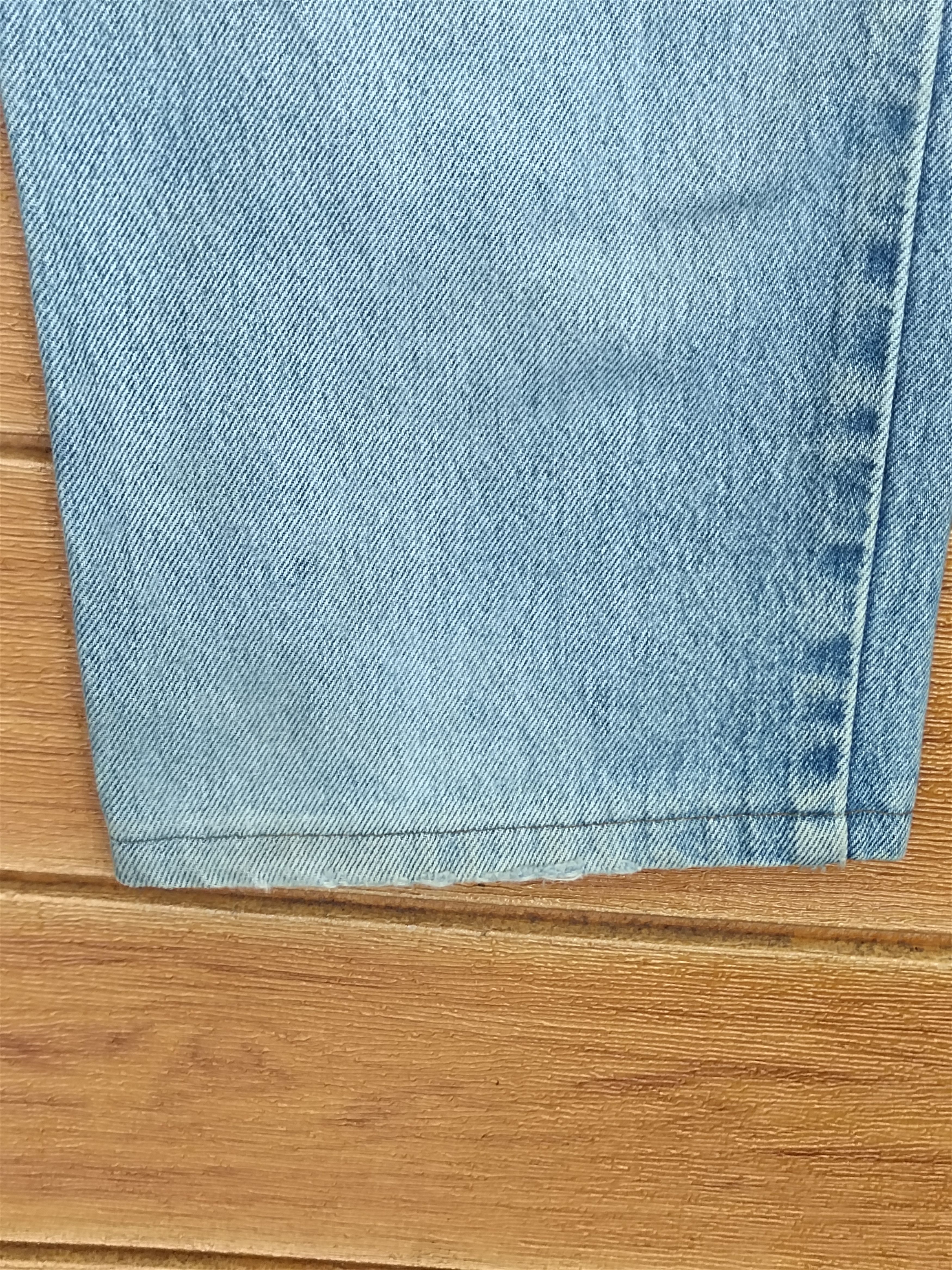 Levi's Vintage Levi's 607 Dirty Light Wash Denim Jeans Orange Tag Size US 33 - 17 Thumbnail