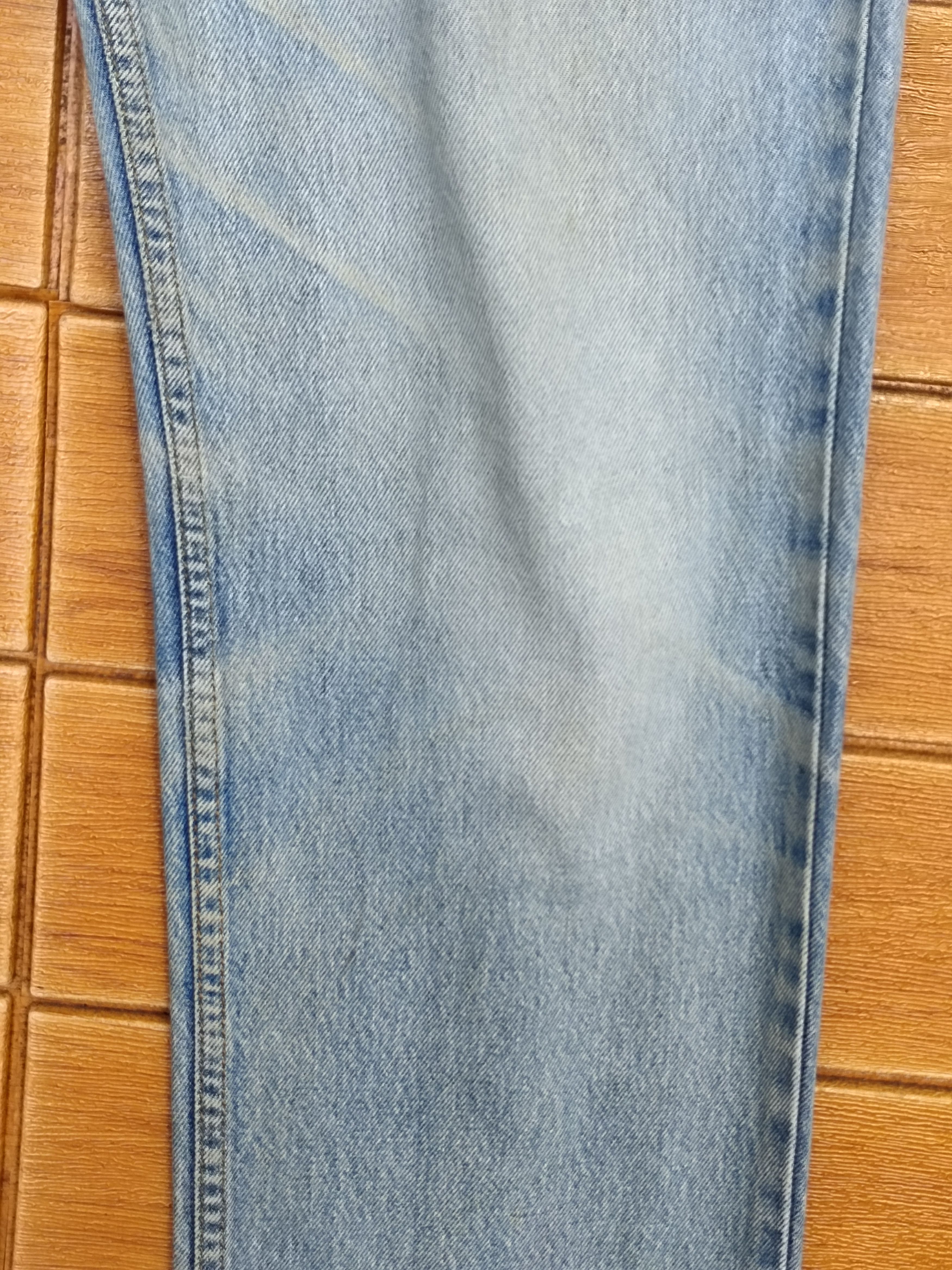 Levi's Vintage Levi's 607 Dirty Light Wash Denim Jeans Orange Tag Size US 33 - 5 Thumbnail