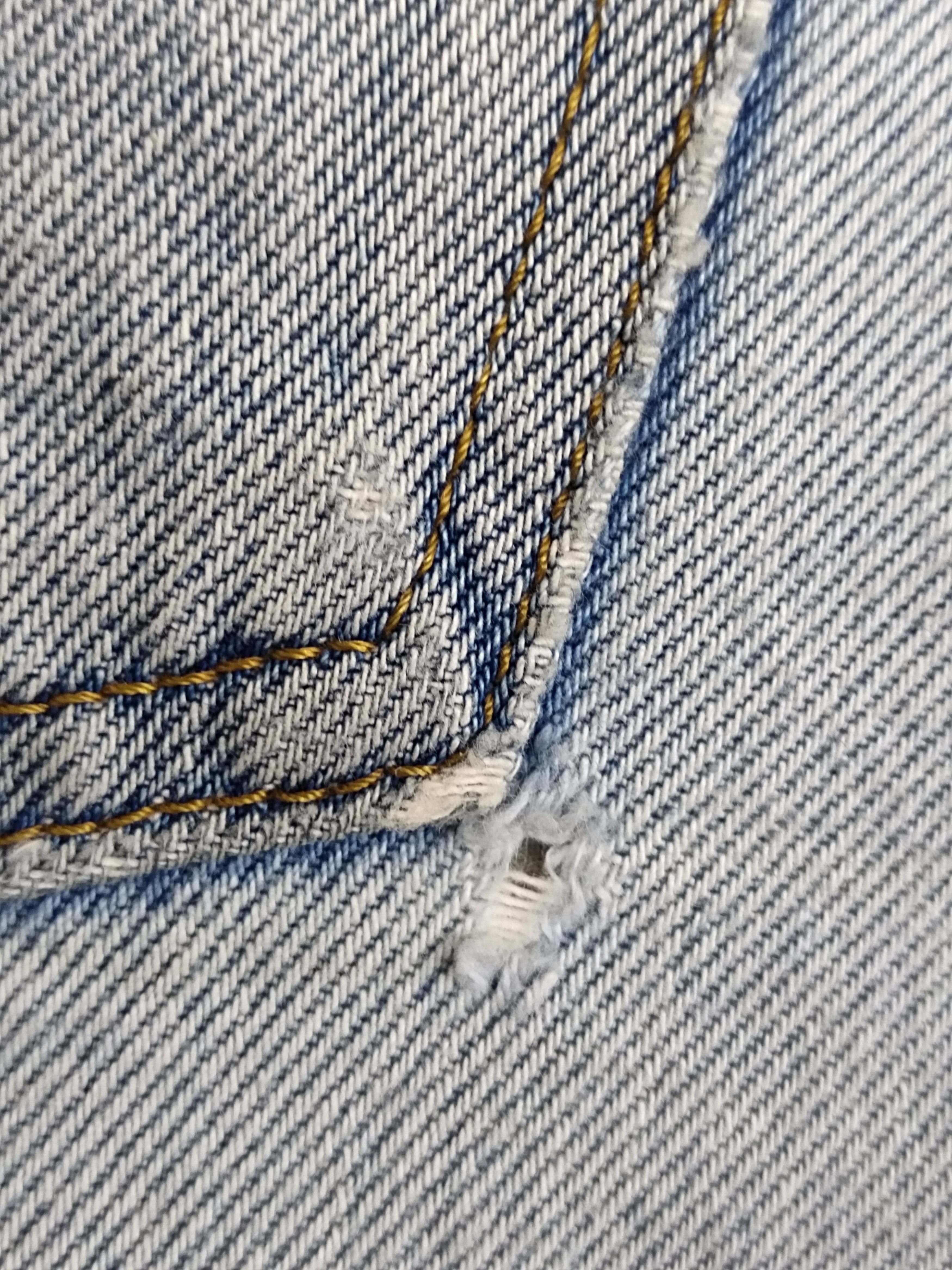 Levi's Vintage Levi's 607 Dirty Light Wash Denim Jeans Orange Tag Size US 33 - 16 Thumbnail