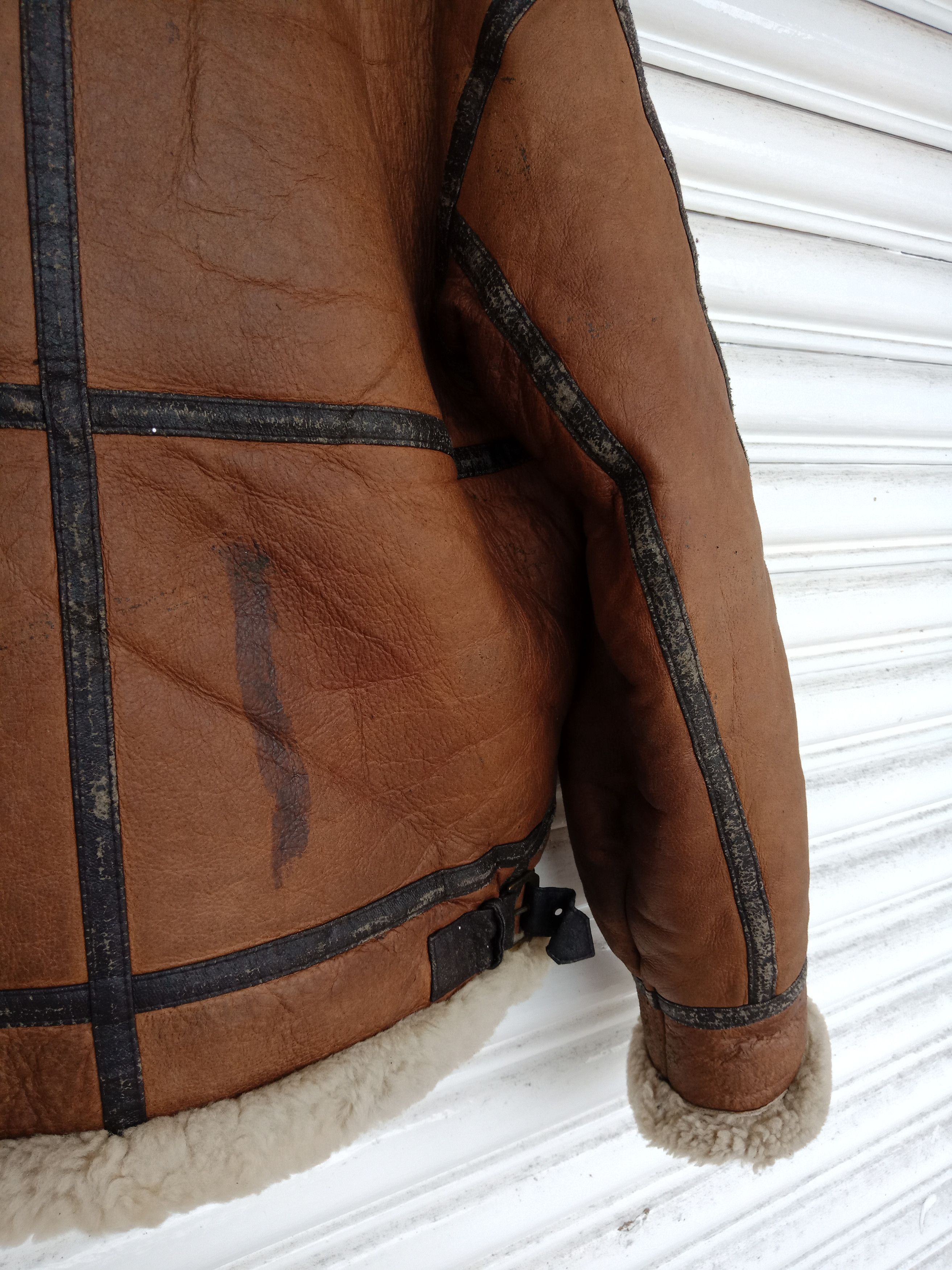 Leather B 3 American Military Wear Sheepskin Flight Size US L / EU 52-54 / 3 - 13 Thumbnail