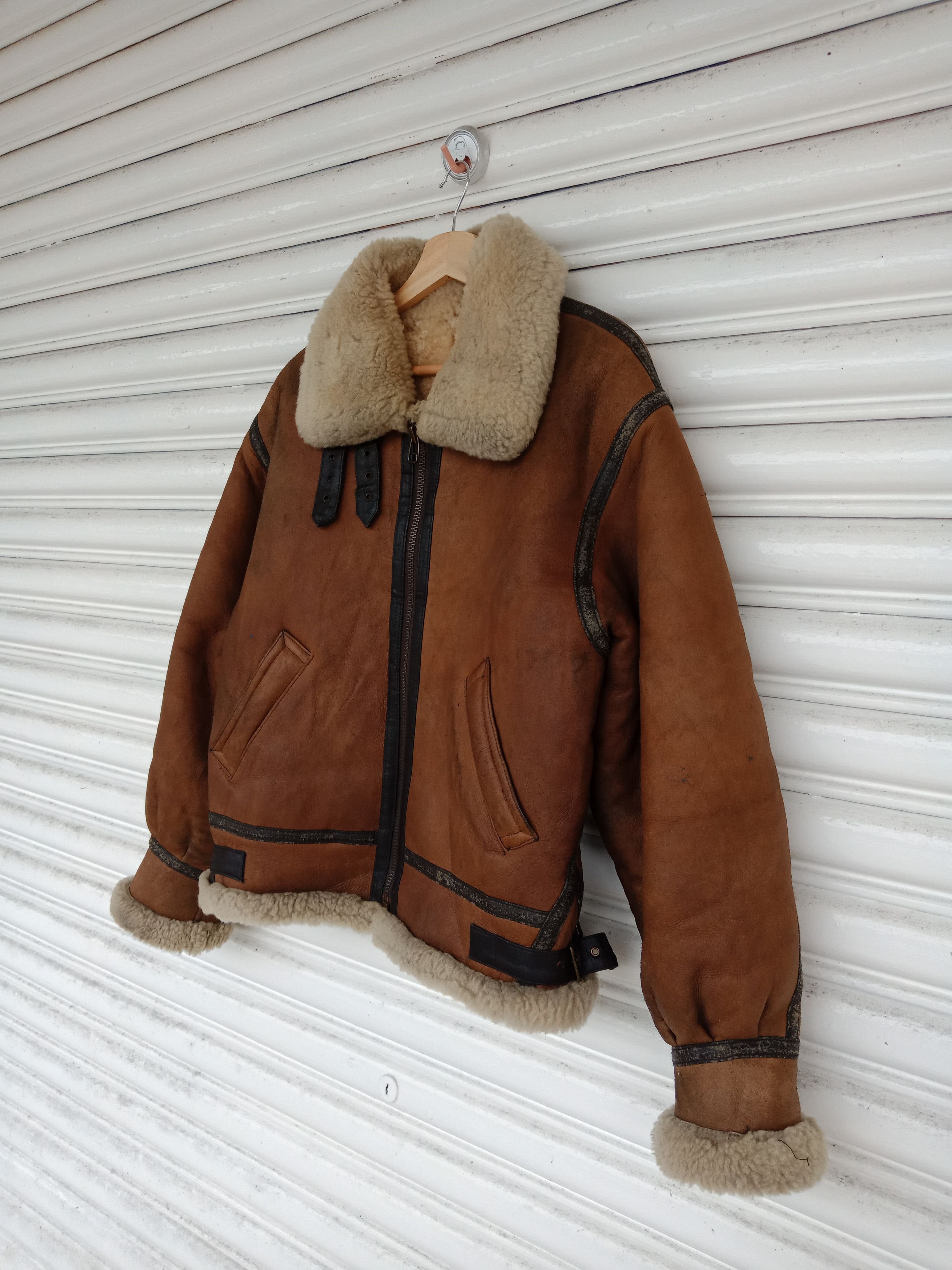 Leather B 3 American Military Wear Sheepskin Flight Size US L / EU 52-54 / 3 - 5 Thumbnail
