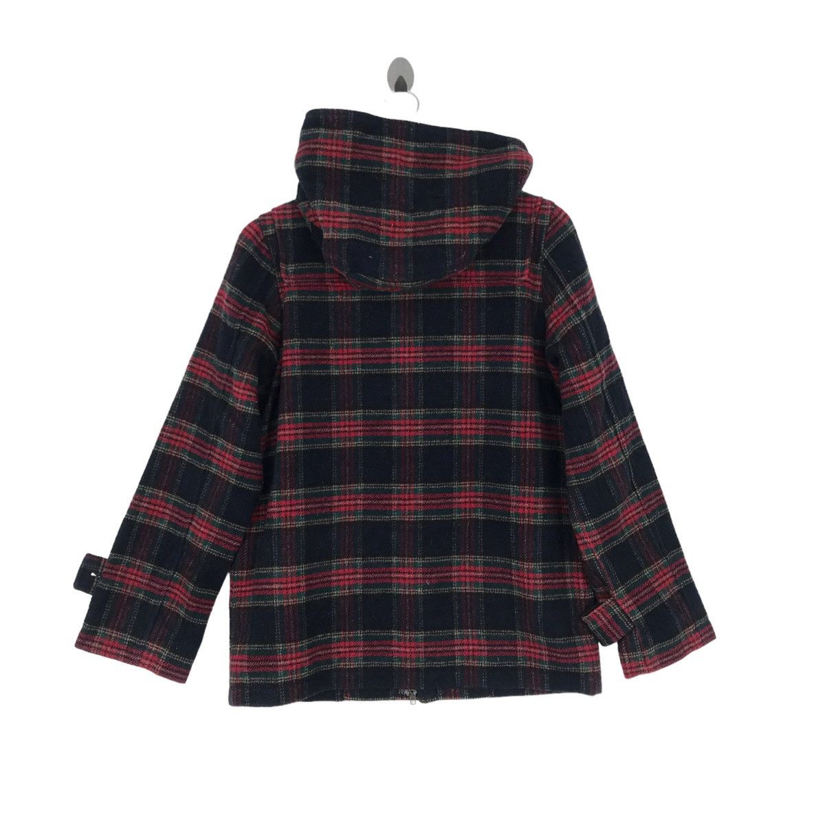 Issey Miyake Vintage Ne-Net ISSEY MIYAKE Duffle Coat Checkered DesignWool Size US M / EU 48-50 / 2 - 2 Thumbnail