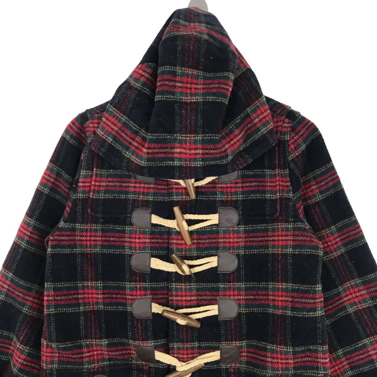Issey Miyake Vintage Ne-Net ISSEY MIYAKE Duffle Coat Checkered DesignWool Size US M / EU 48-50 / 2 - 3 Thumbnail
