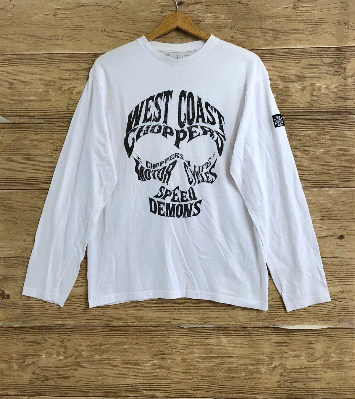 Vintage West Coast Chopper T shirt M Speed Demon Jesse James - www 