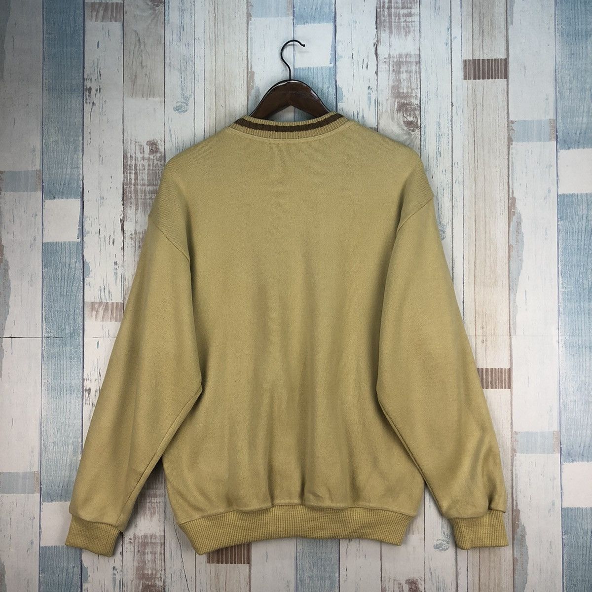 Valentino × Vintage Vintage Claudio Valentino Big Logo Sweatshirt Crewneck Size US L / EU 52-54 / 3 - 2 Thumbnail