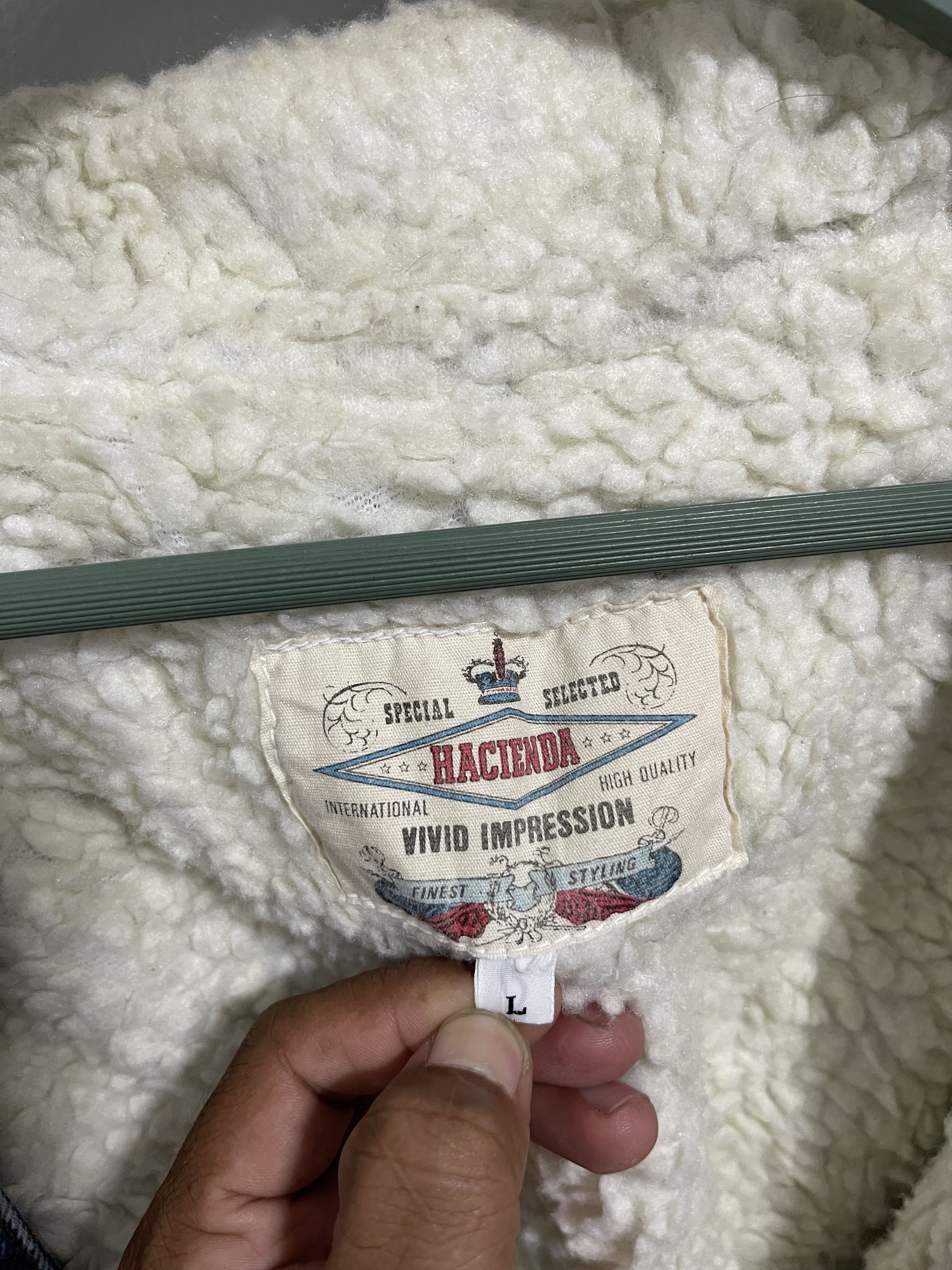 Vintage Hacienda Button Toggle Lined Shearling L.G.B Style Jacket Size US M / EU 48-50 / 2 - 8 Thumbnail
