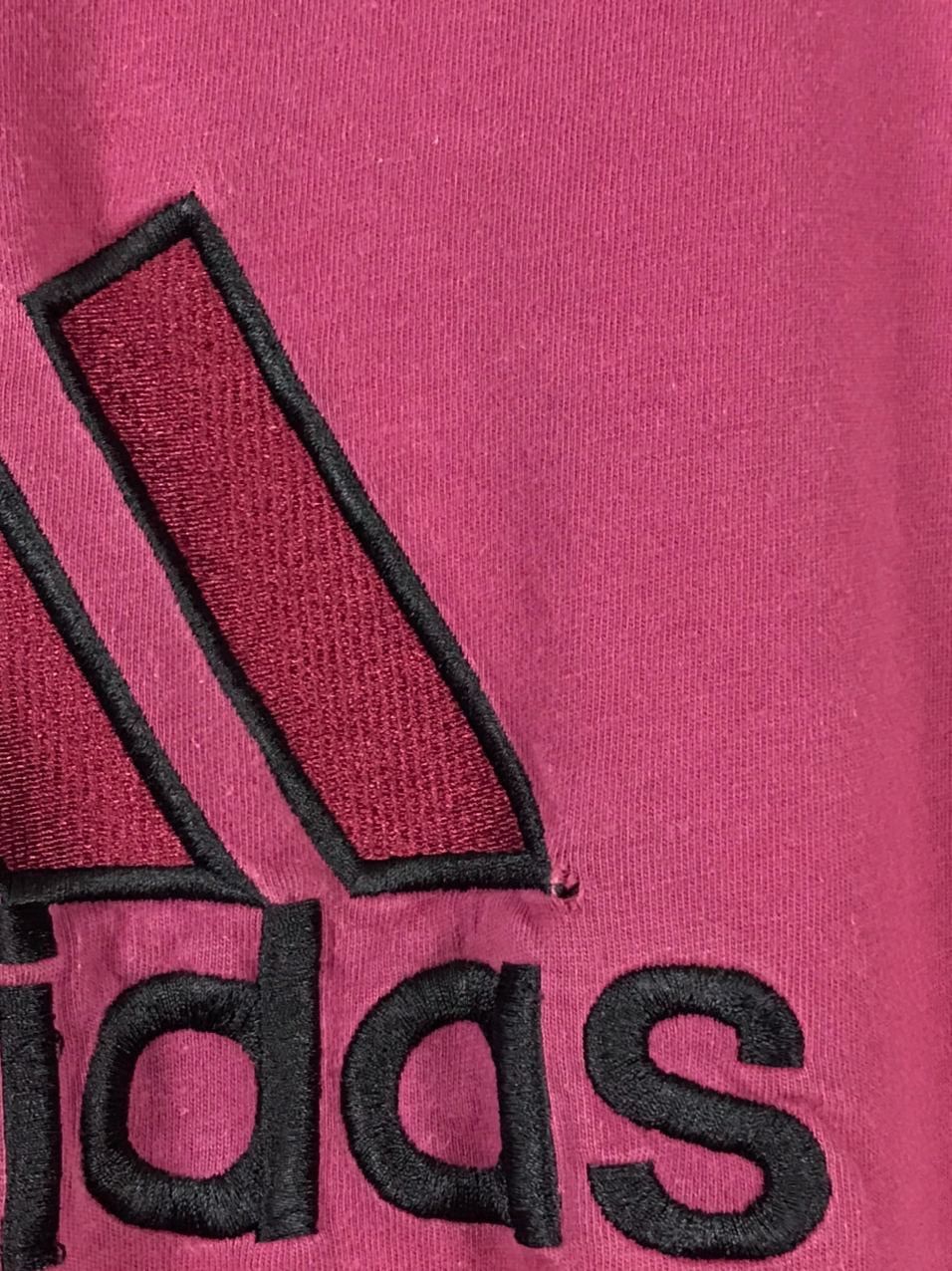 Adidas Adidas big logo streetwear sportwear tee Size US L / EU 52-54 / 3 - 4 Thumbnail