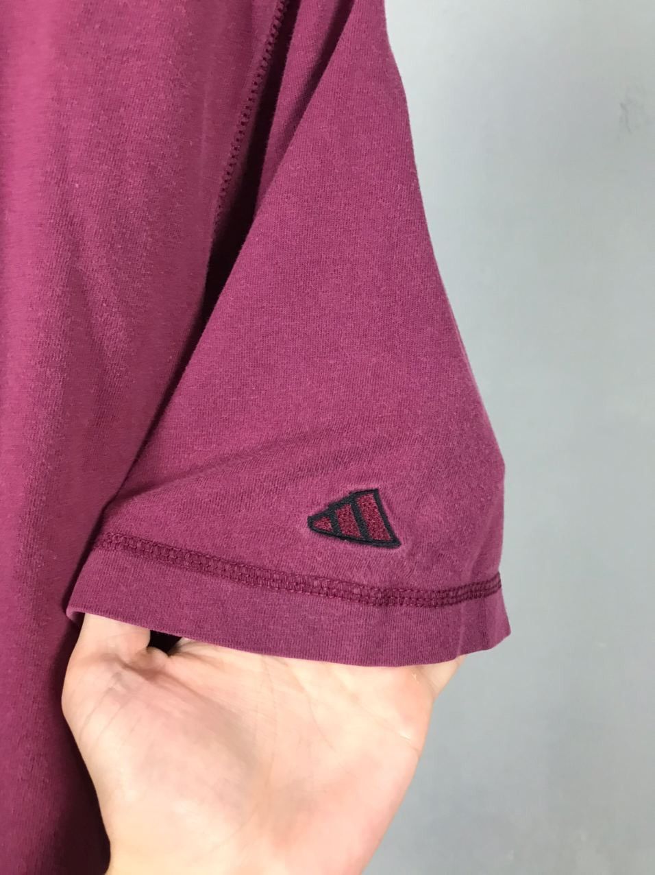 Adidas Adidas big logo streetwear sportwear tee Size US L / EU 52-54 / 3 - 5 Thumbnail