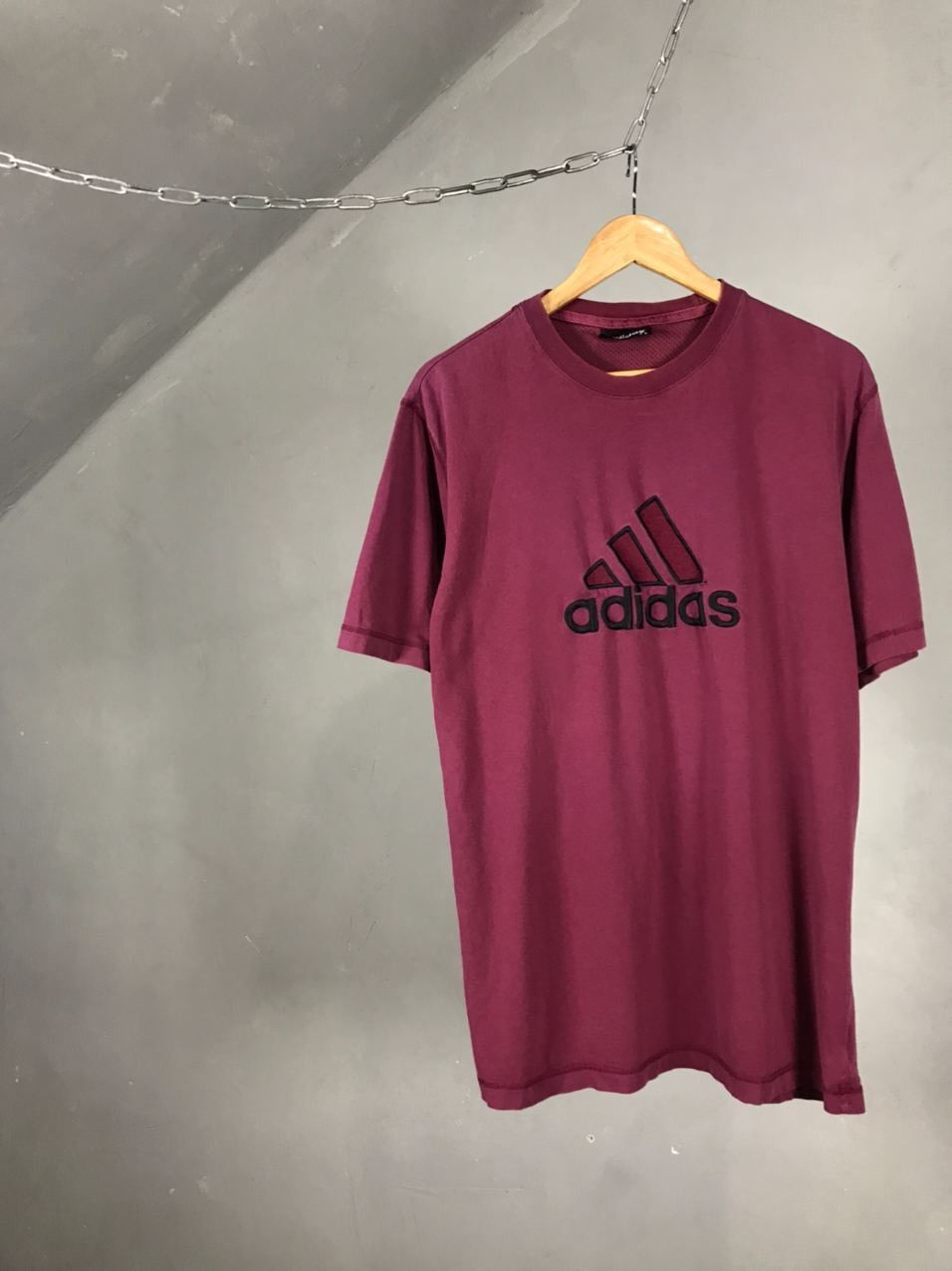 Adidas Adidas big logo streetwear sportwear tee Size US L / EU 52-54 / 3 - 1 Thumbnail
