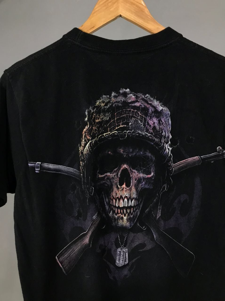 Vintage Vintage skull skeleton rock tee Size US S / EU 44-46 / 1 - 8 Thumbnail