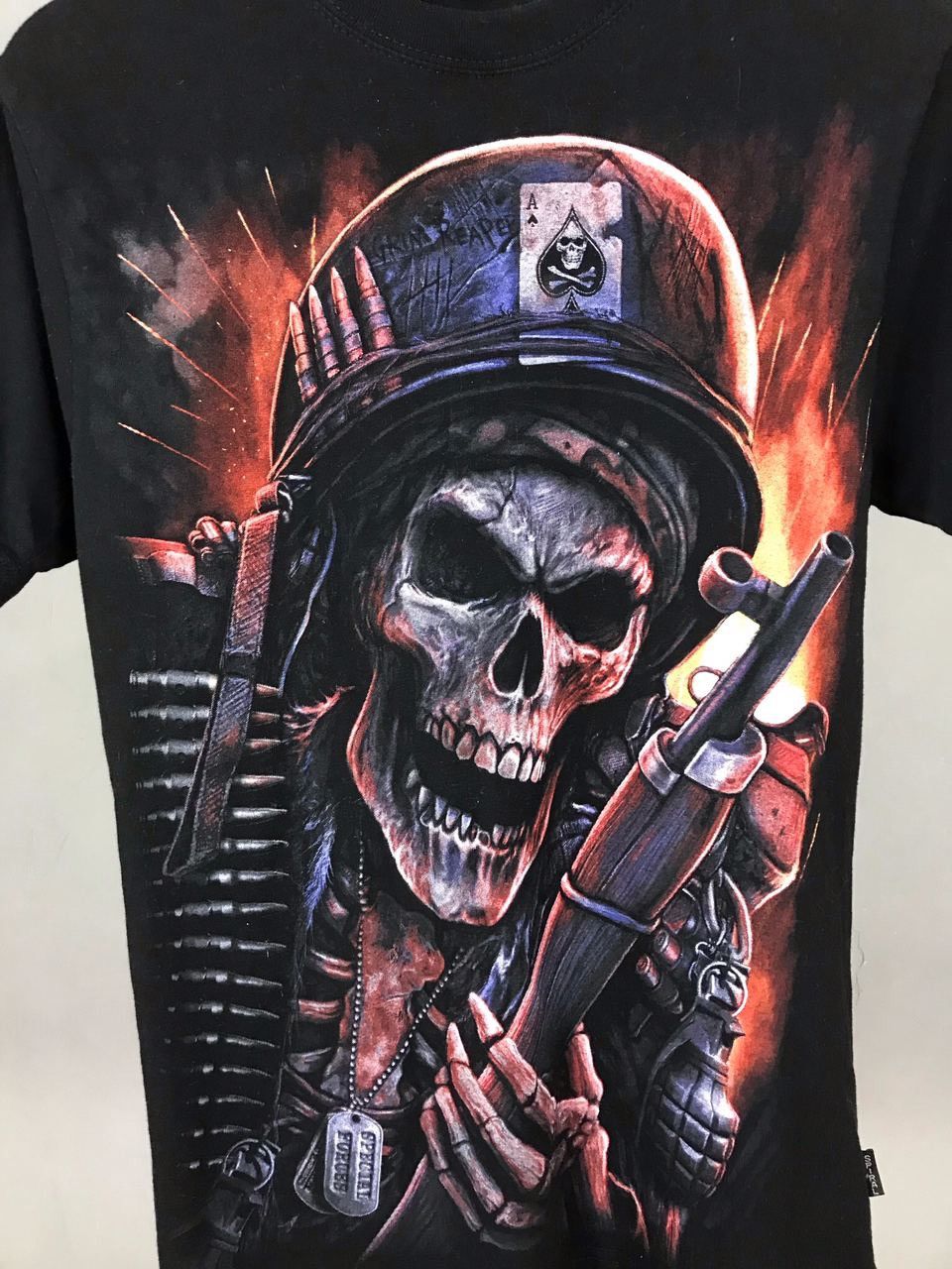 Vintage Vintage skull skeleton rock tee Size US S / EU 44-46 / 1 - 3 Thumbnail