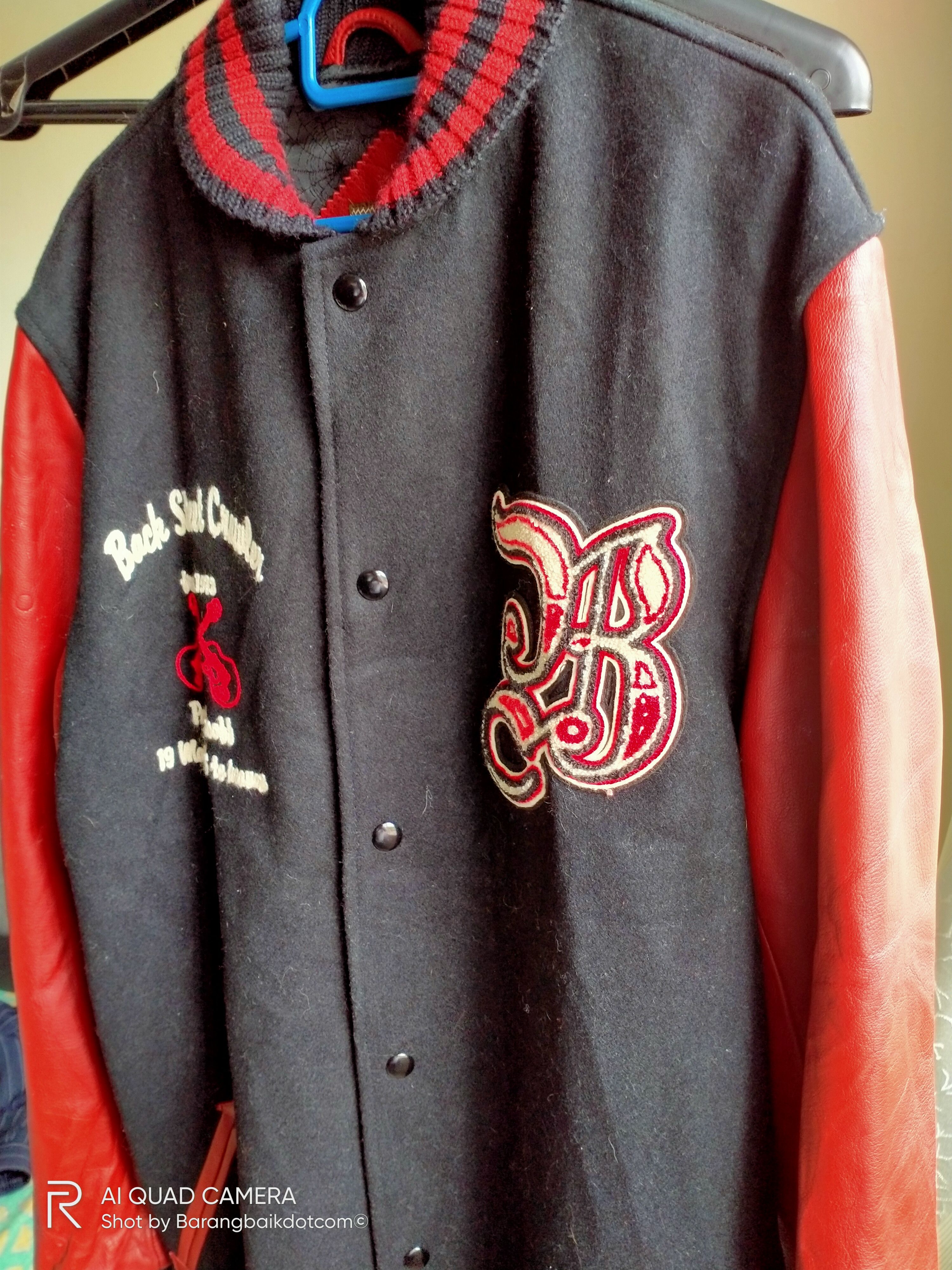 Other Leather Sleeve Chain Stitch Letterman Jacket Size L Size US L / EU 52-54 / 3 - 5 Thumbnail