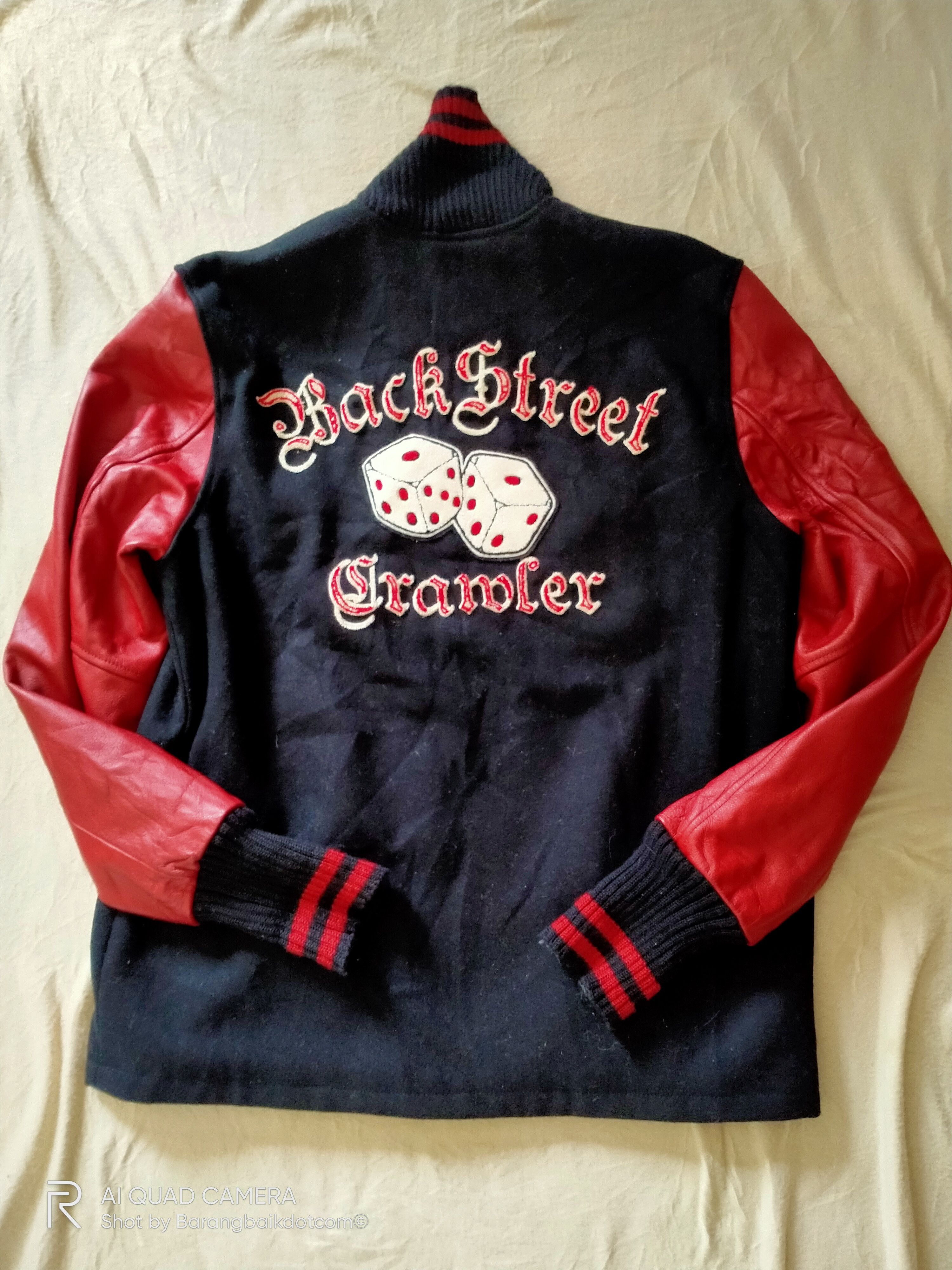 Other Leather Sleeve Chain Stitch Letterman Jacket Size L Size US L / EU 52-54 / 3 - 1 Thumbnail