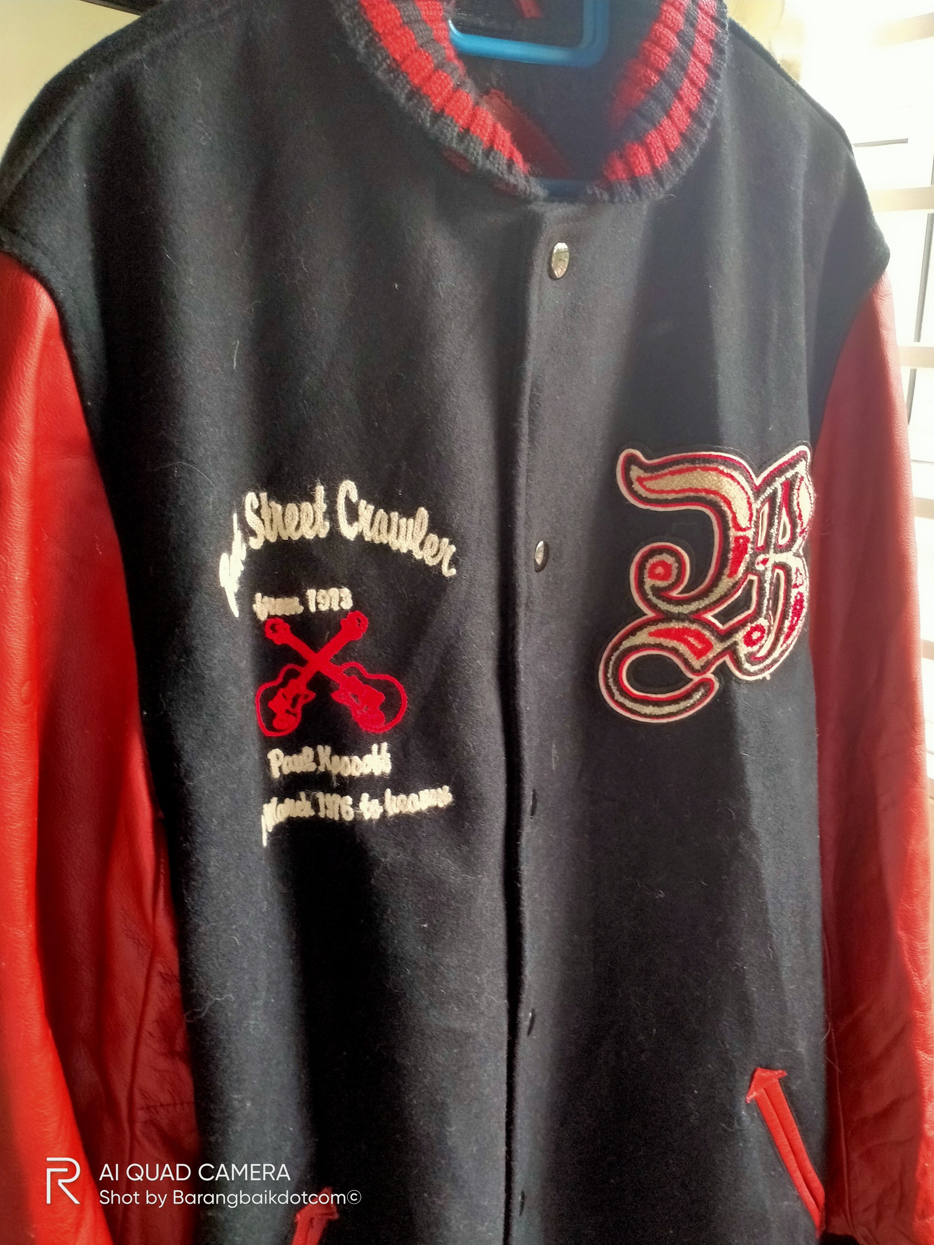 Other Leather Sleeve Chain Stitch Letterman Jacket Size L Size US L / EU 52-54 / 3 - 4 Thumbnail