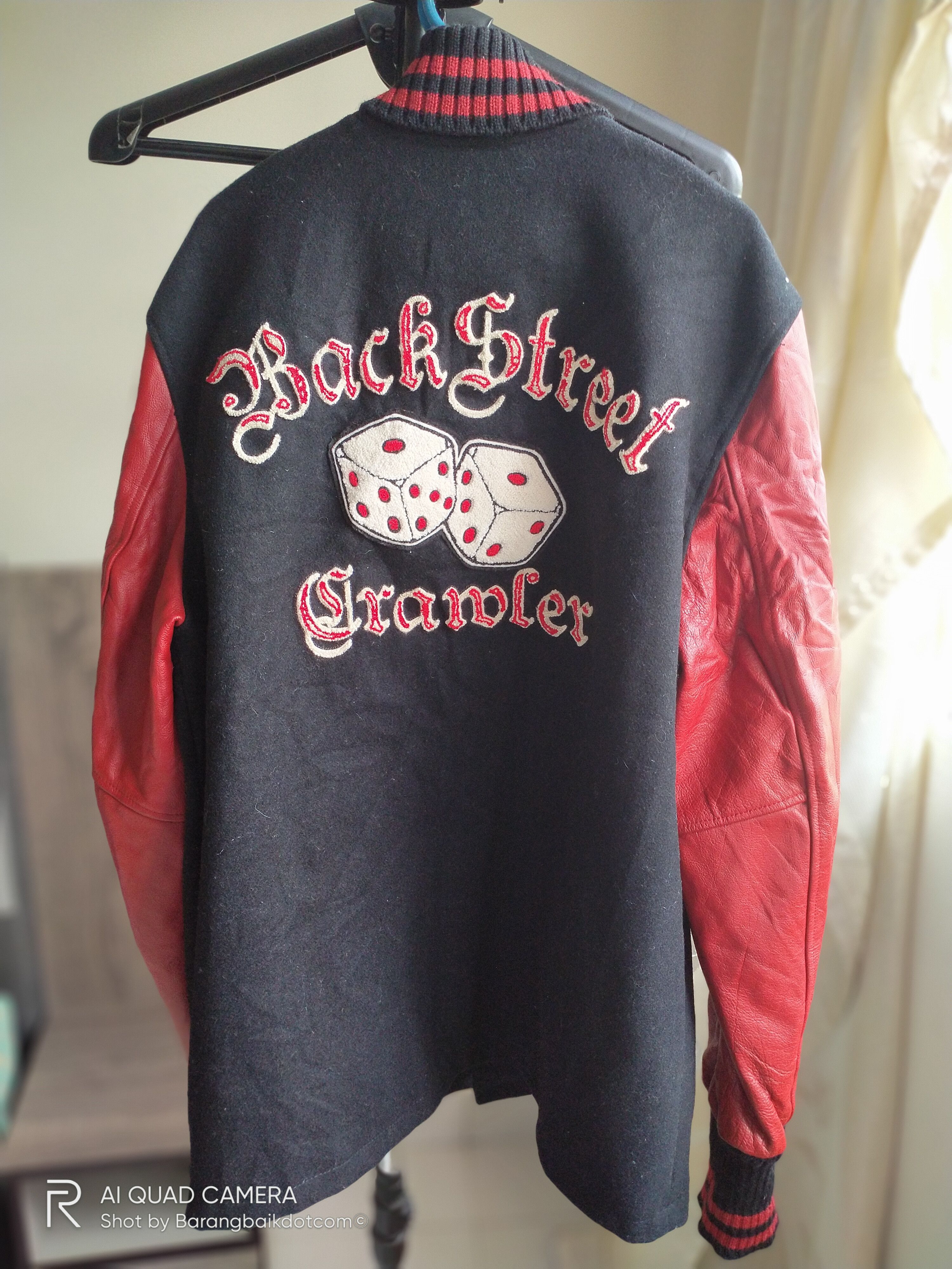 Other Leather Sleeve Chain Stitch Letterman Jacket Size L Size US L / EU 52-54 / 3 - 6 Thumbnail