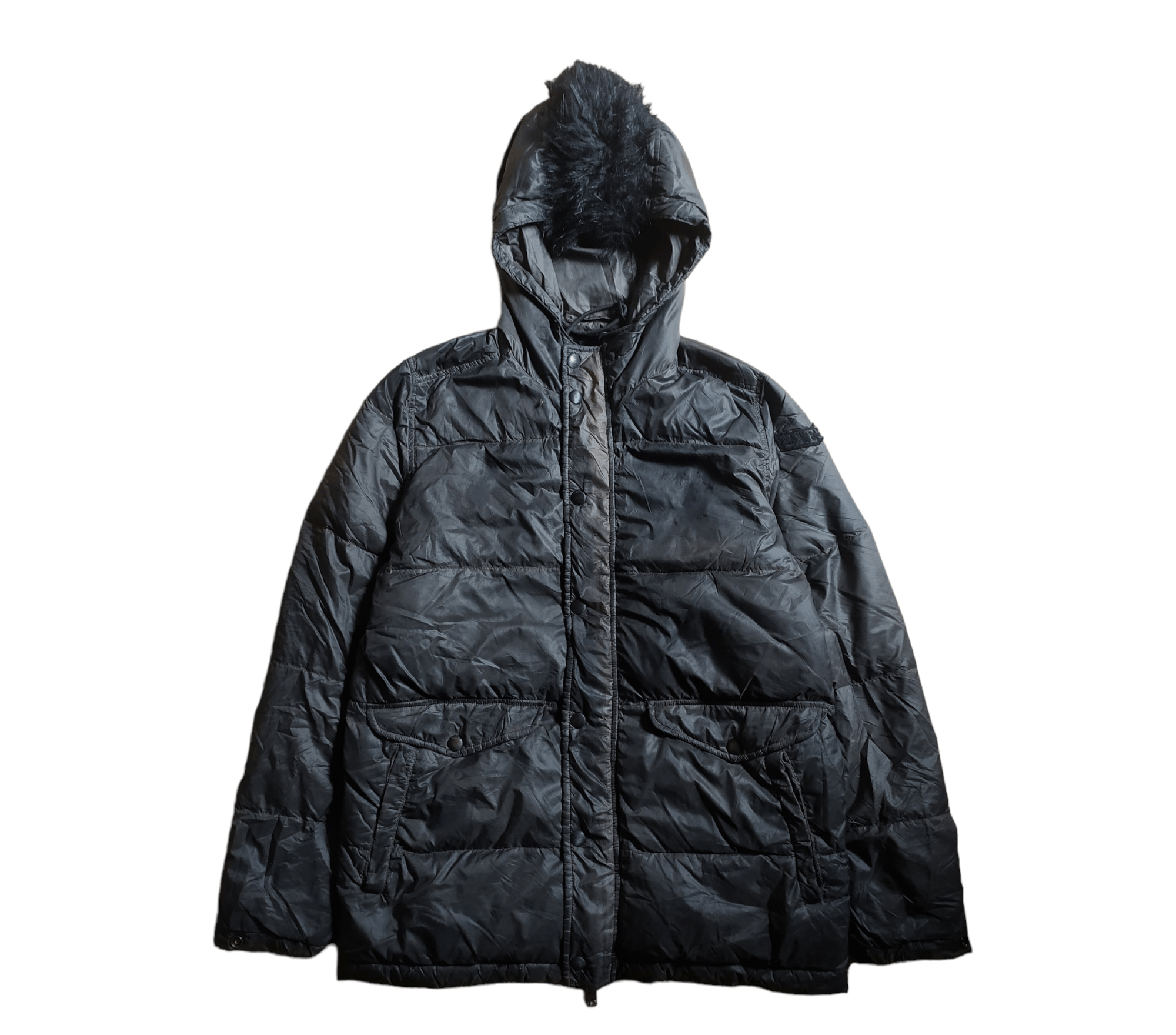 20471120 × Beauty Beast × Diesel DIESEL MOHAWK PUFFER JACKET RETRO PUNK ...