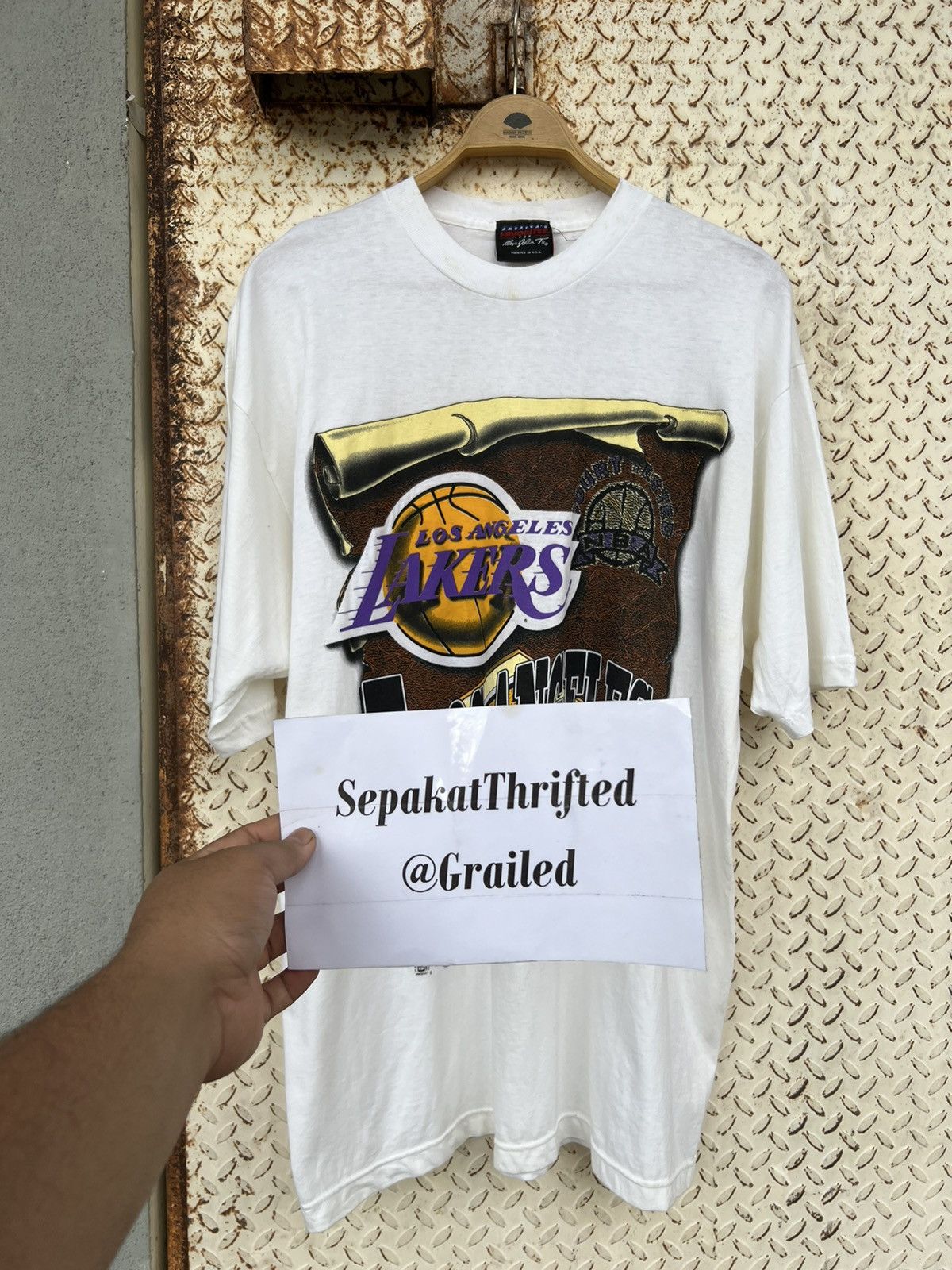 NBA LOS ANGELES LAKER BY MAGIC JOHSON T’S TEE Size US XL / EU 56 / 4 - 12 Thumbnail