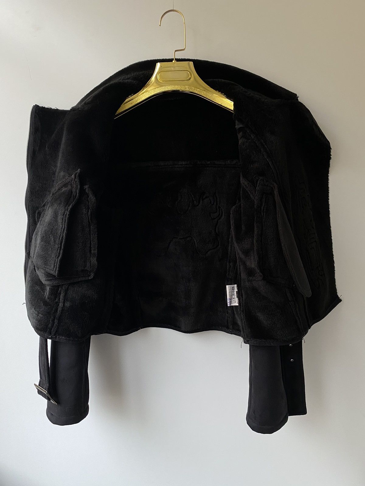 Von Dutch 🇺🇸 Vintage Y2K Von Dutch Motor Jacket Faux Fur Shearling Size M / US 6-8 / IT 42-44 - 14 Thumbnail