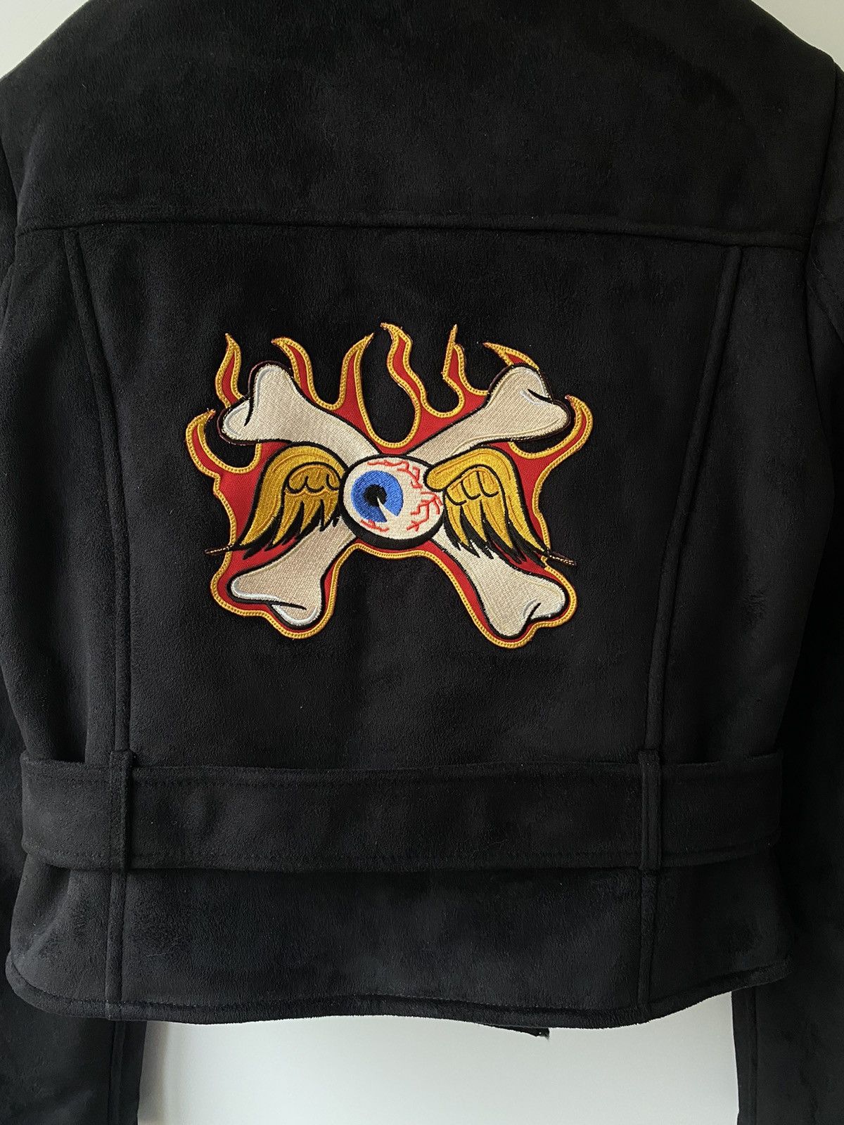 Von Dutch 🇺🇸 Vintage Y2K Von Dutch Motor Jacket Faux Fur Shearling Size M / US 6-8 / IT 42-44 - 10 Thumbnail