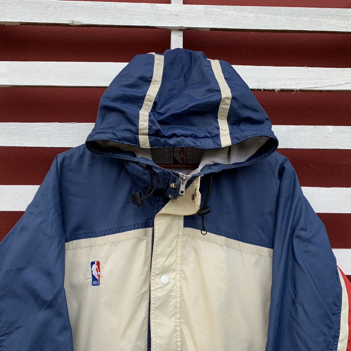 NBA Vintage Basketball Nylon Hoodie Jacket Size US L / EU 52-54 / 3 - 4 Thumbnail