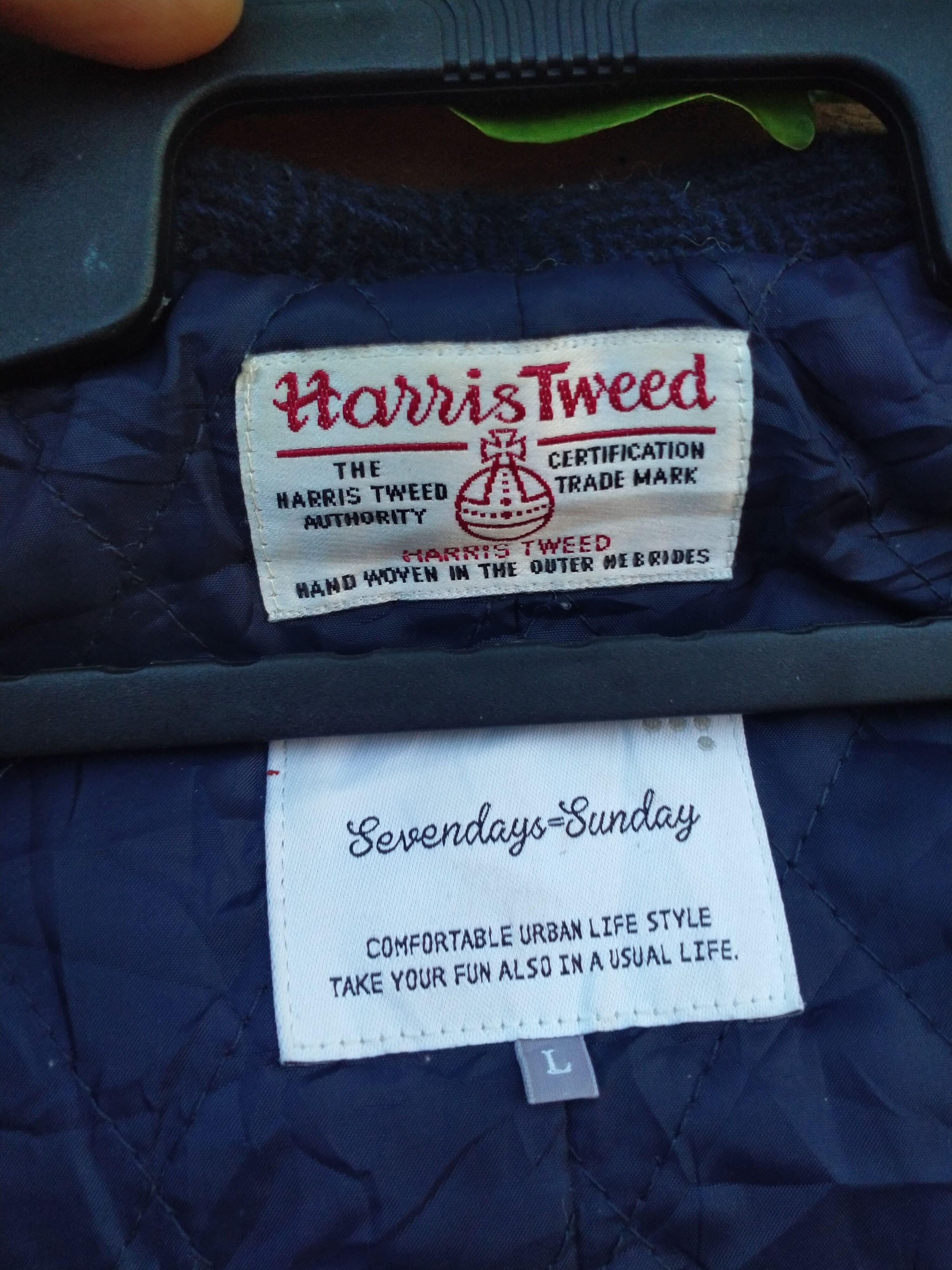 Harris Tweed HARRIS TWEED X SEVENDAY=SUNDAY DUFFLE JACKET Size US L / EU 52-54 / 3 - 4 Thumbnail