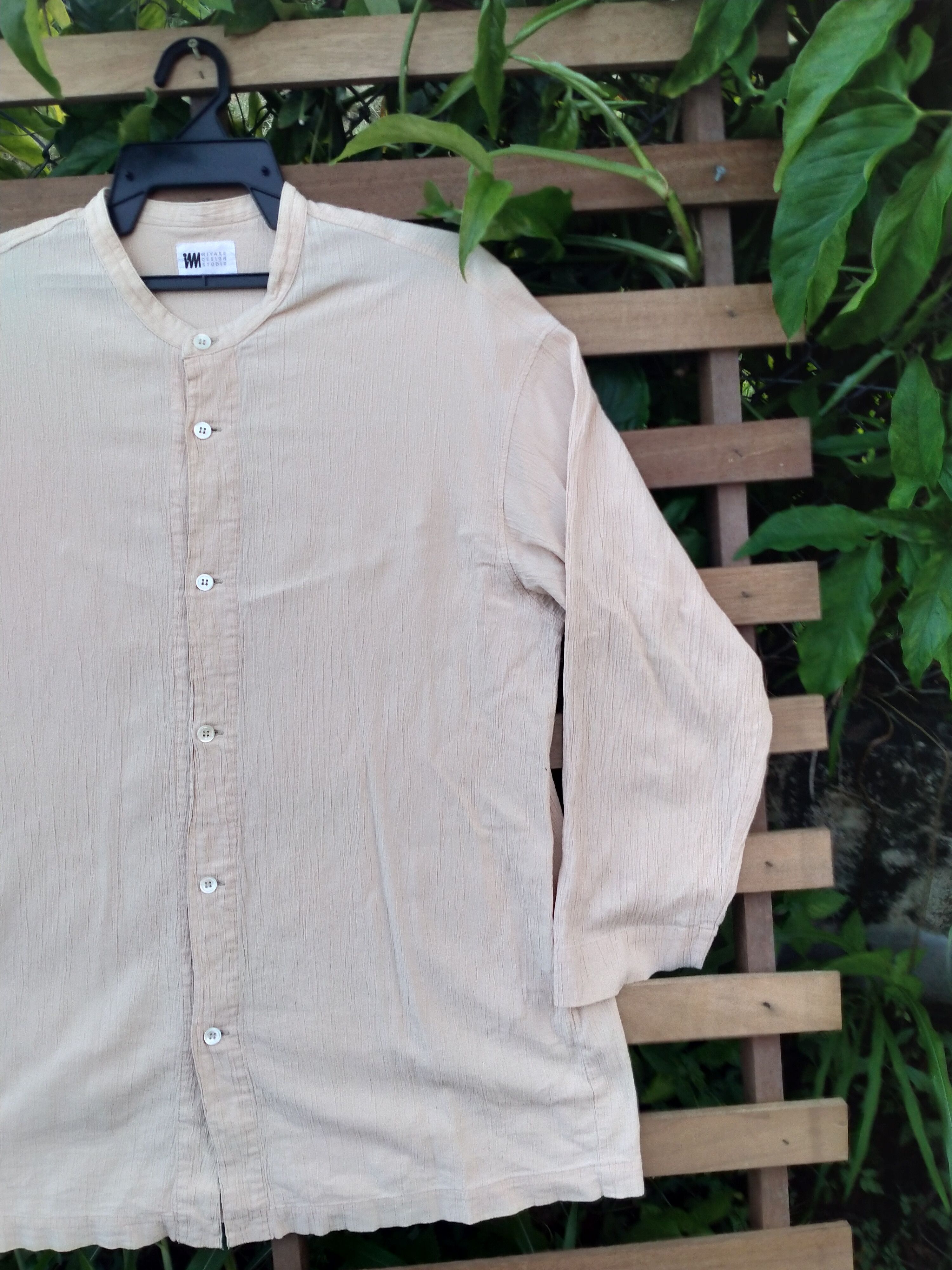 Issey Miyake IM BY ISSEY MIYAKE WRINKLE SHIRT Size US M / EU 48-50 / 2 - 2 Thumbnail