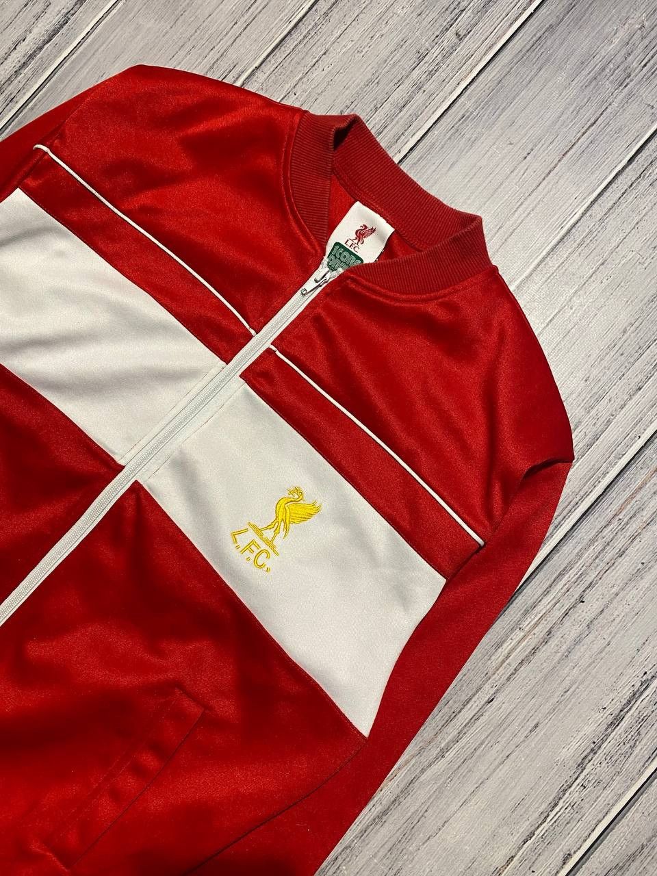 Vintage Vintage Score Draw Liverpool 1982 Retro Training Jacket Size US S / EU 44-46 / 1 - 2 Thumbnail