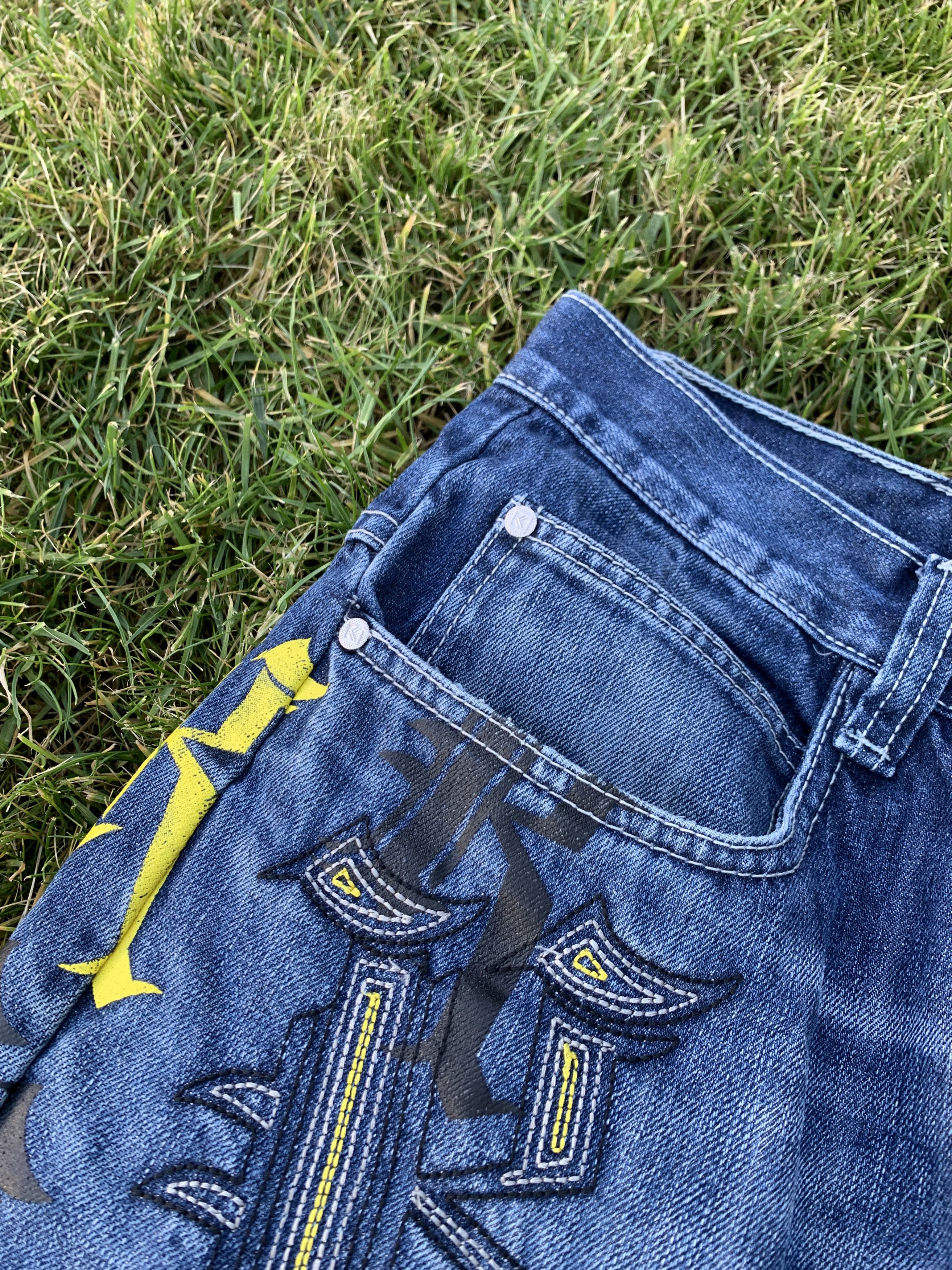 Karl Kani Vintage Karl Kani Printed Logo Jeans size 30 Size US 30 / EU 46 - 10 Thumbnail