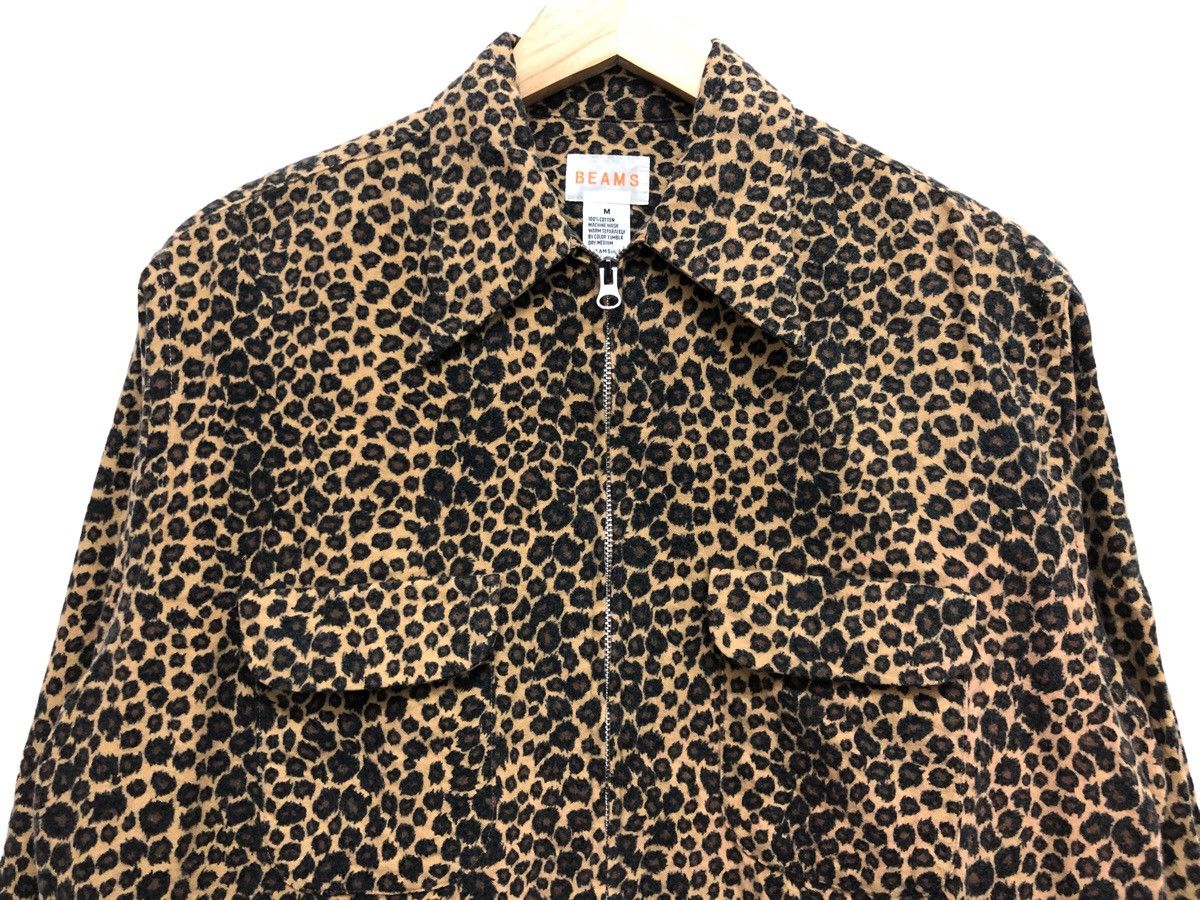 Beams Plus × Japanese Brand WILD 🔥 LEOPARD ANIMAL PRINTED ZIPPER GLAM ROCKSTAR JACKET Size US M / EU 48-50 / 2 - 6 Thumbnail