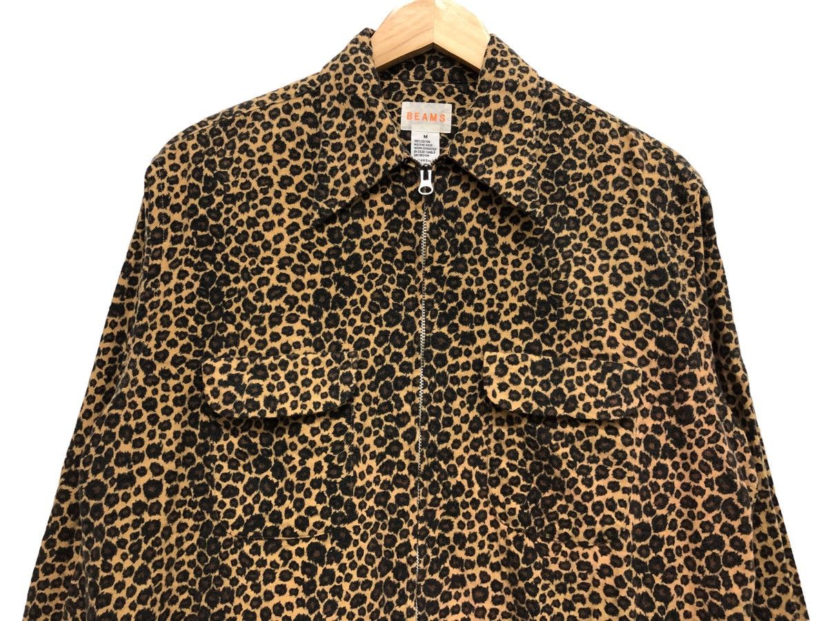 Beams Plus × Japanese Brand WILD 🔥 LEOPARD ANIMAL PRINTED ZIPPER GLAM ROCKSTAR JACKET Size US M / EU 48-50 / 2 - 3 Thumbnail