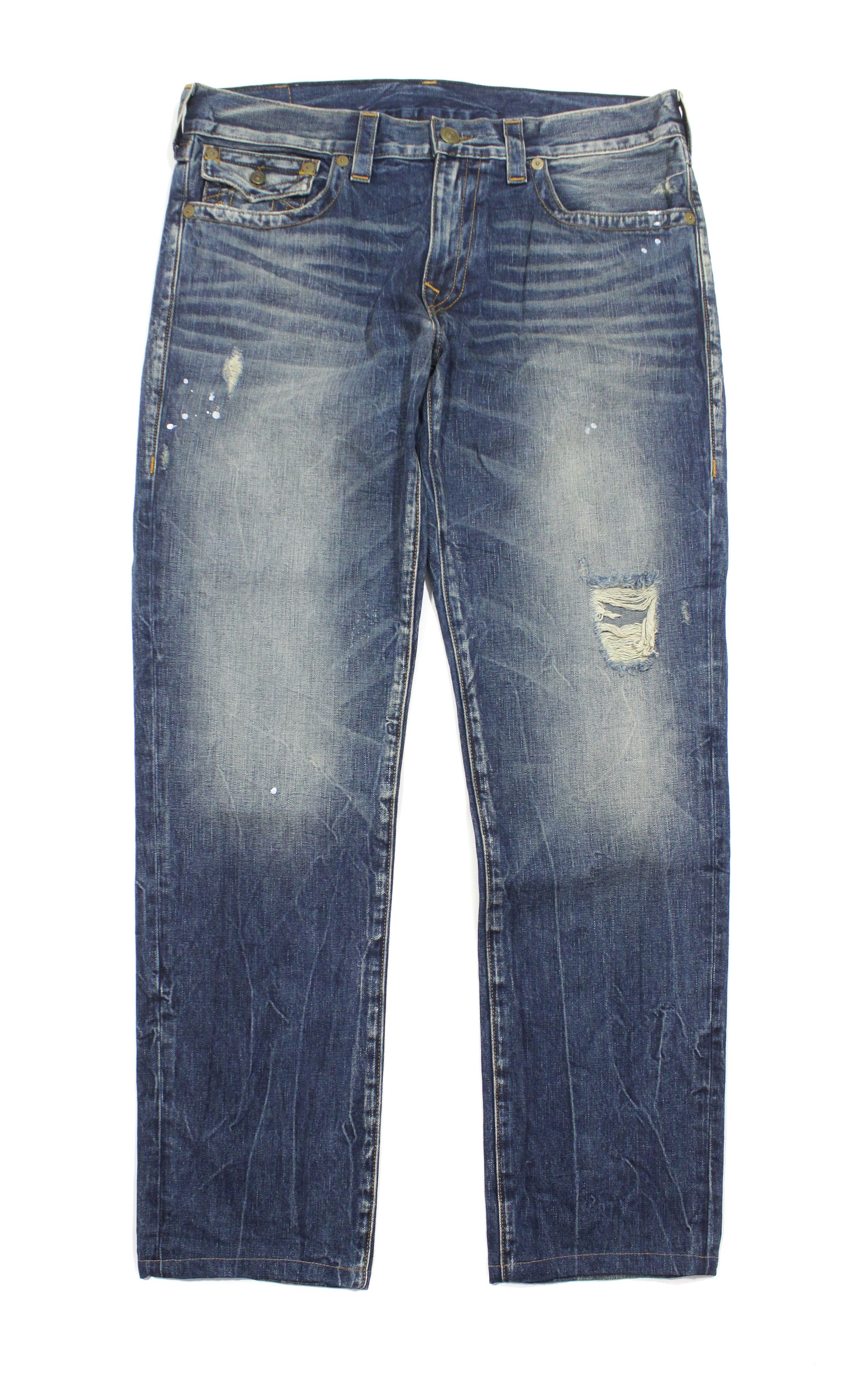 True Religion Painter Distressed Jeans Made in USA Size US 36 / EU 52 - 1 Thumbnail