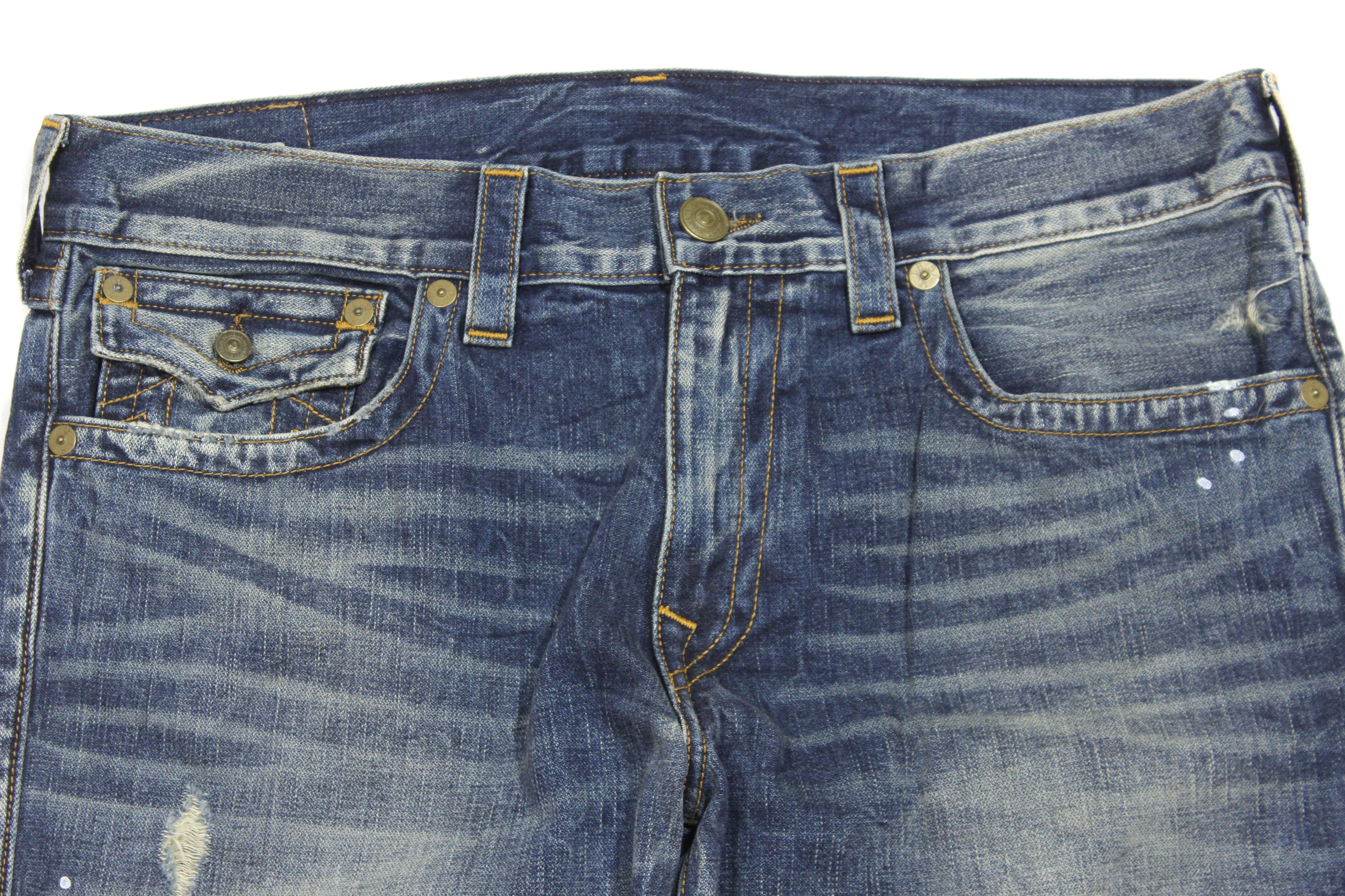 True Religion Painter Distressed Jeans Made in USA Size US 36 / EU 52 - 3 Thumbnail