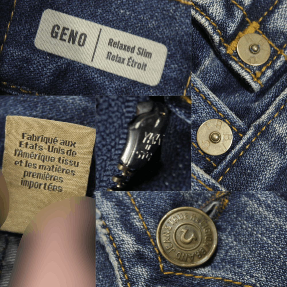 True Religion Painter Distressed Jeans Made in USA Size US 36 / EU 52 - 8 Thumbnail