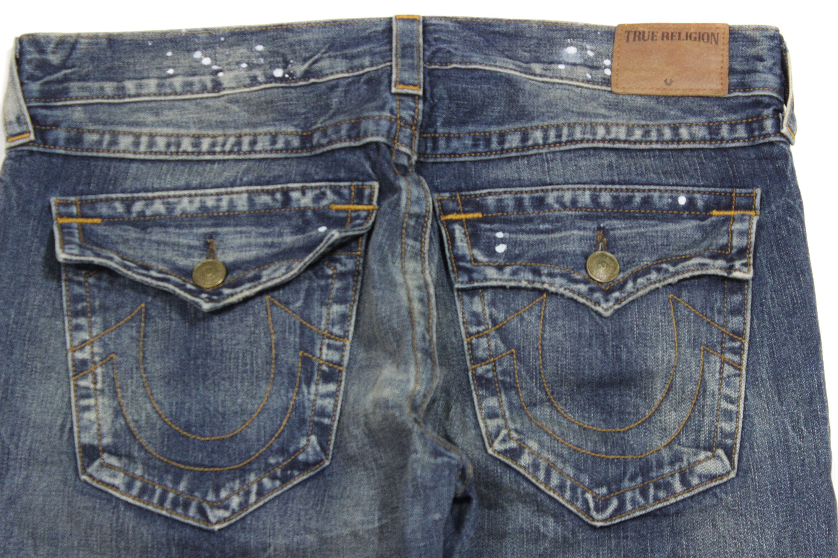 True Religion Painter Distressed Jeans Made in USA Size US 36 / EU 52 - 4 Thumbnail