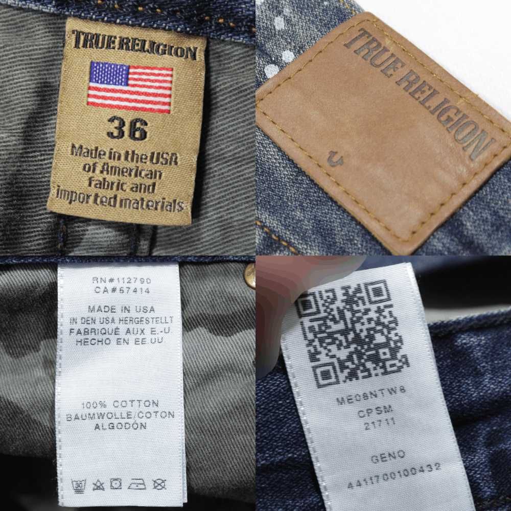True Religion Painter Distressed Jeans Made in USA Size US 36 / EU 52 - 7 Thumbnail