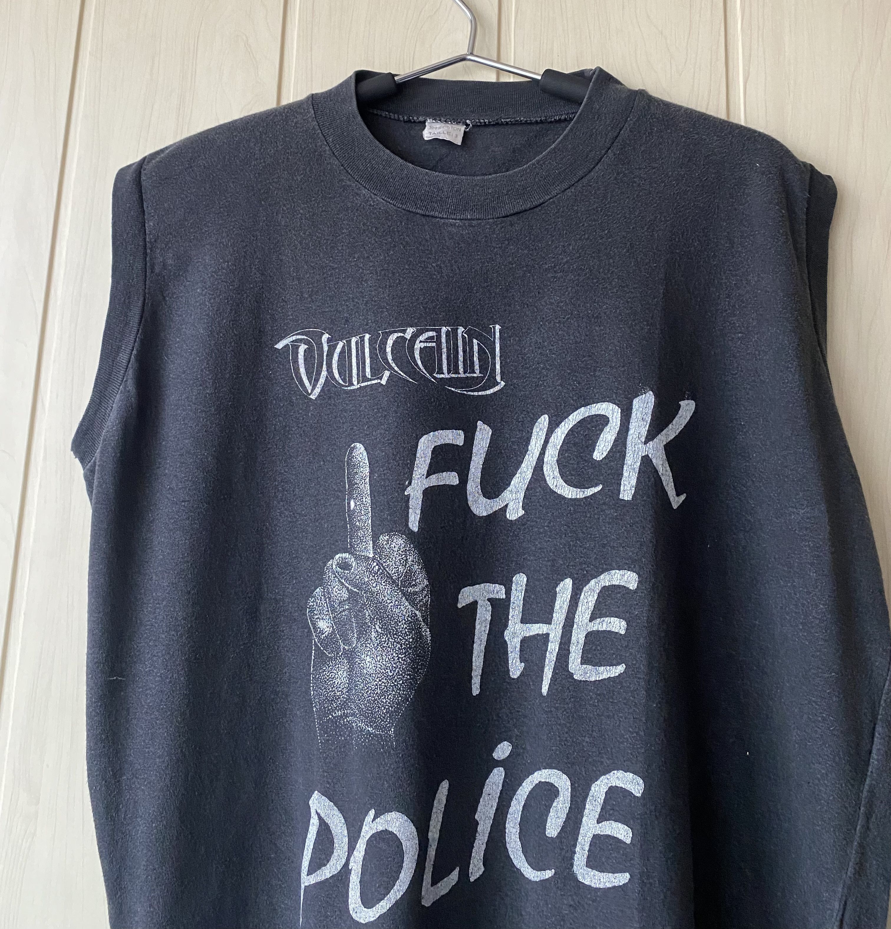 Band Tees Vintage 80s Vulcain Fuck The Police t-shirt Size US L / EU 52-54 / 3 - 3 Thumbnail