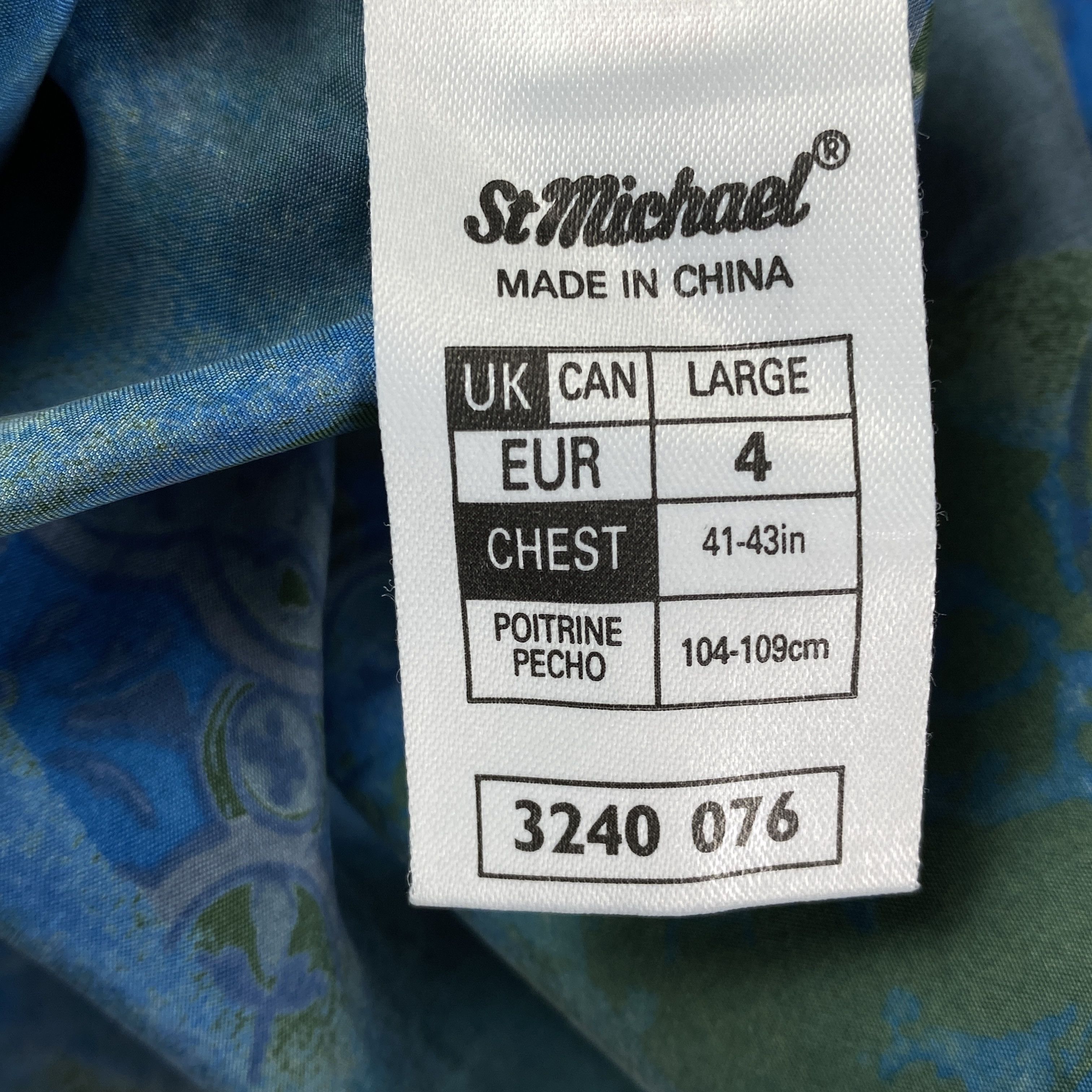 Marks & Spencer × Vintage Mens Vintage Hawaiian Shirt Silk Size L Size US L / EU 52-54 / 3 - 5 Thumbnail