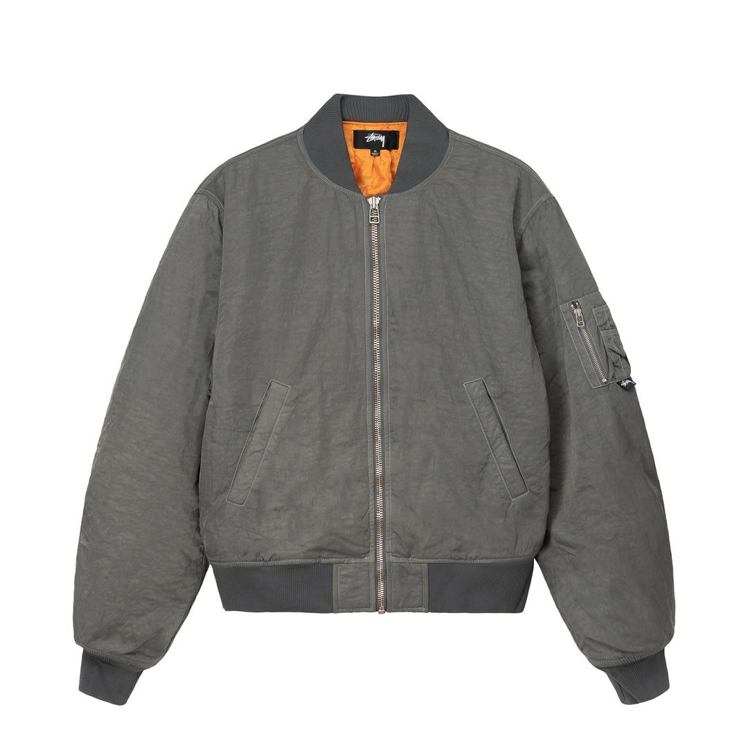 ジャケット・アウター STUSSY MA1 Dyed Nylon Bomber Jacket 楽天市場】ステューシー STUSSY ジャケット メンズ Dyed Nylon