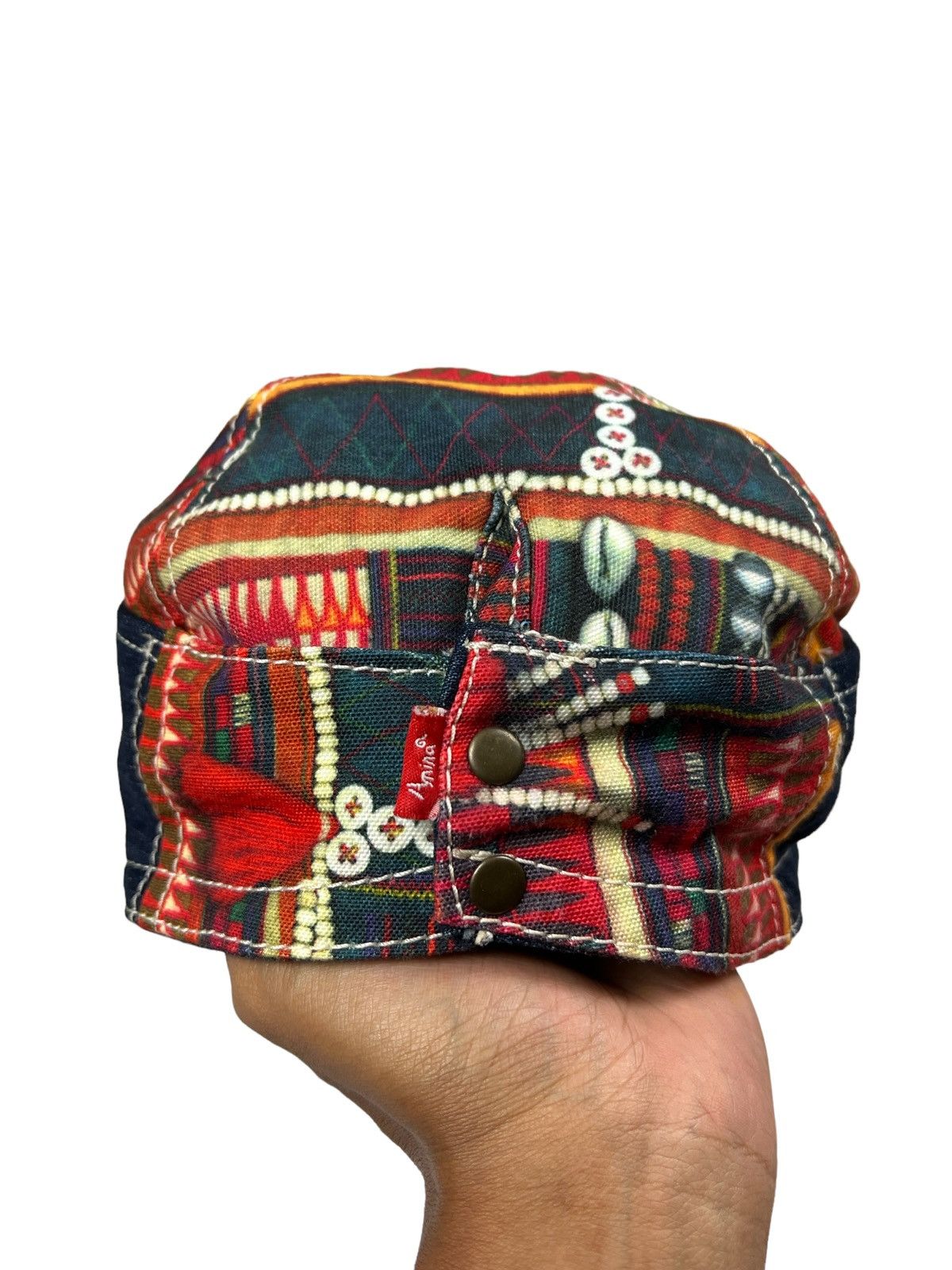 Japanese Brand Amina 🇯🇵 Rebuilt Worker Denim Hat Size ONE SIZE - 5 Thumbnail