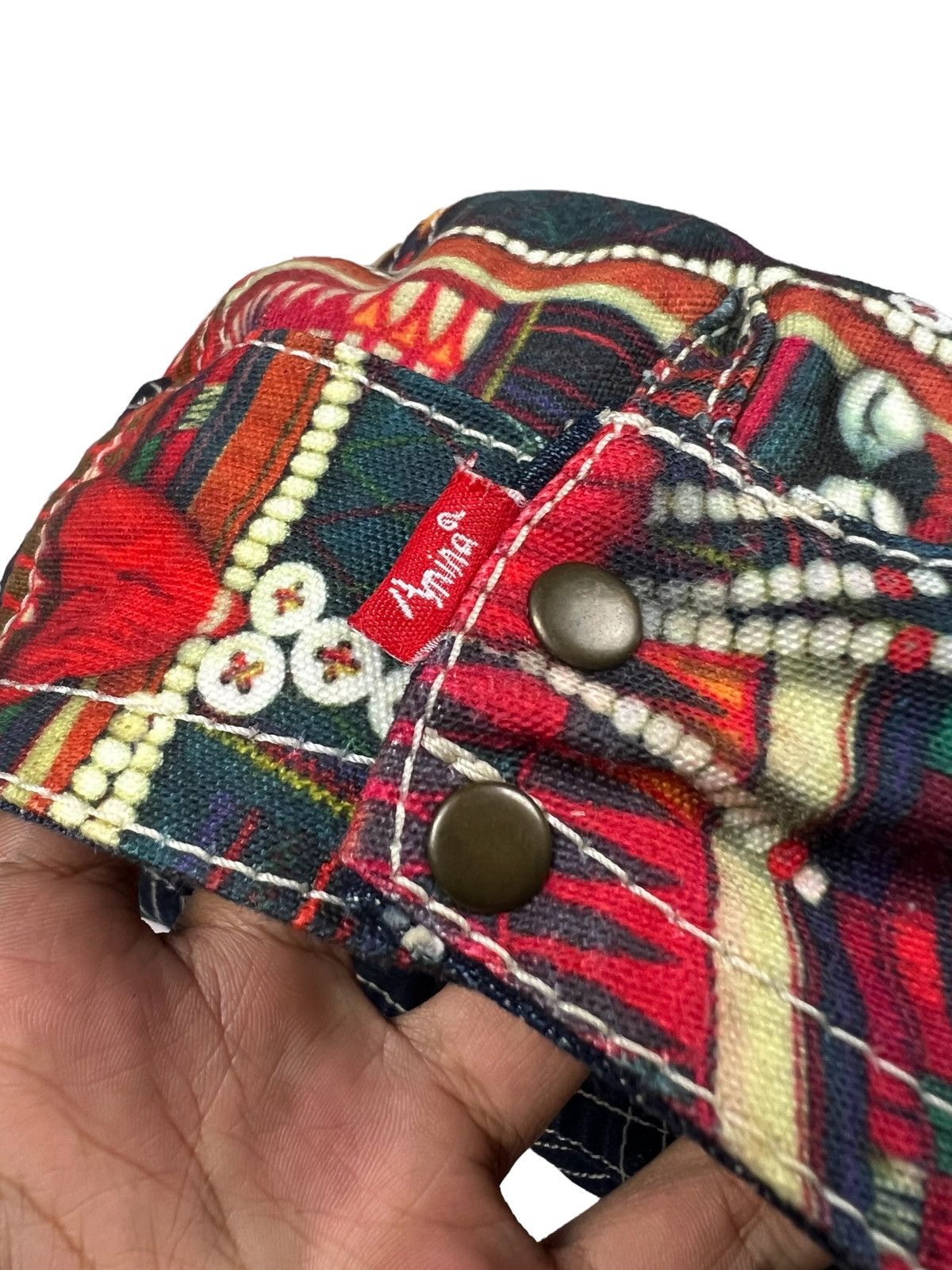 Japanese Brand Amina 🇯🇵 Rebuilt Worker Denim Hat Size ONE SIZE - 11 Thumbnail
