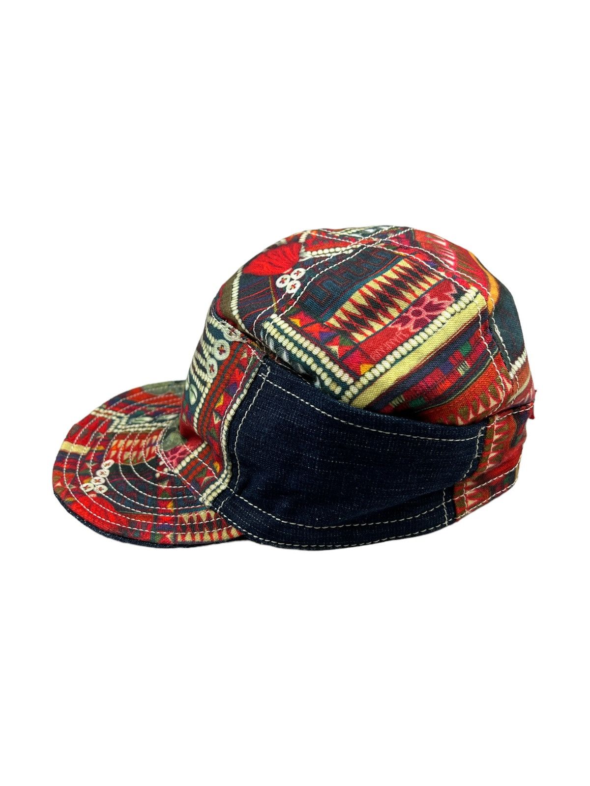 Japanese Brand Amina 🇯🇵 Rebuilt Worker Denim Hat Size ONE SIZE - 4 Thumbnail