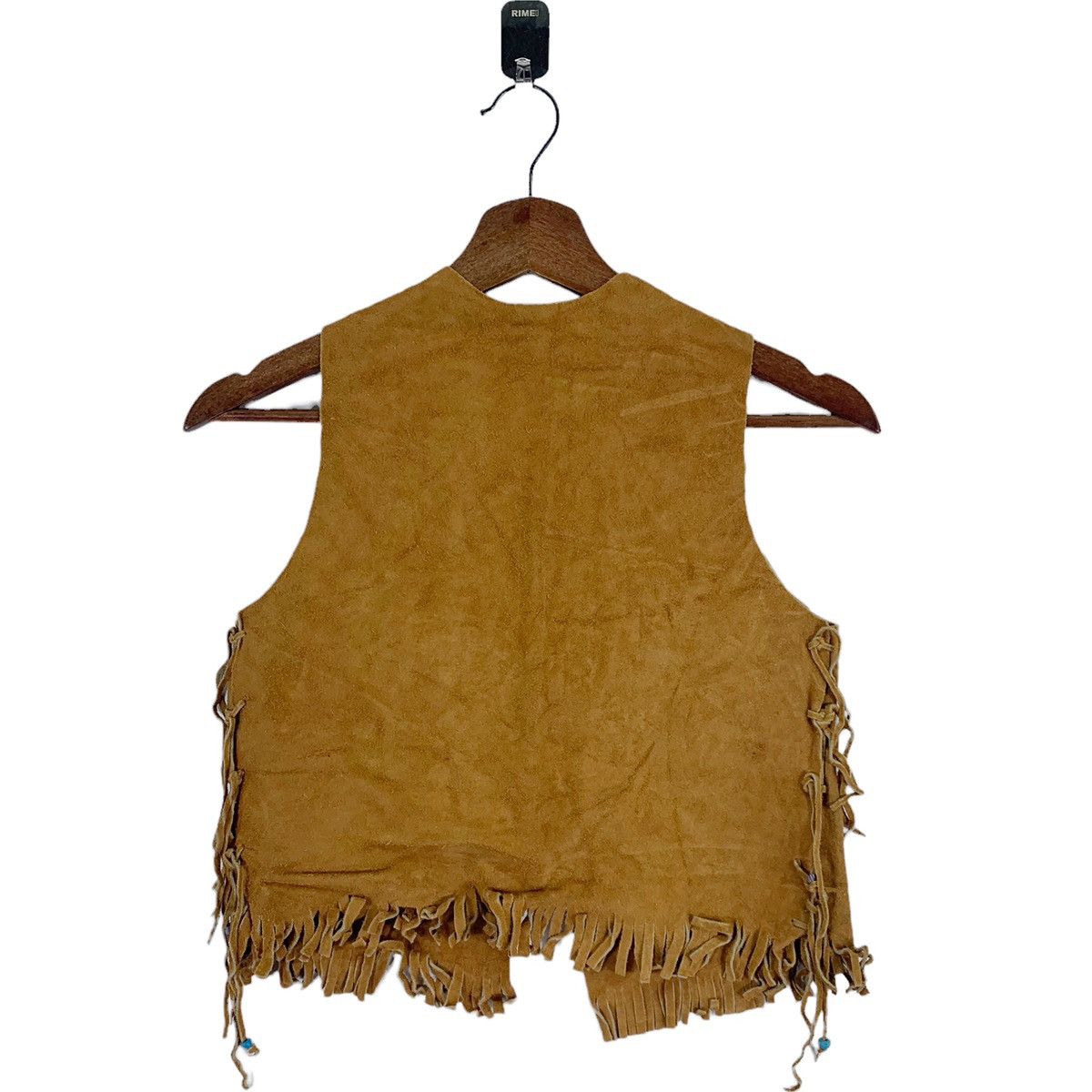 Leather × Native × Vintage VINTAGE NATIVE AMERICAN LEATHER VEST Size US S / EU 44-46 / 1 - 6 Thumbnail