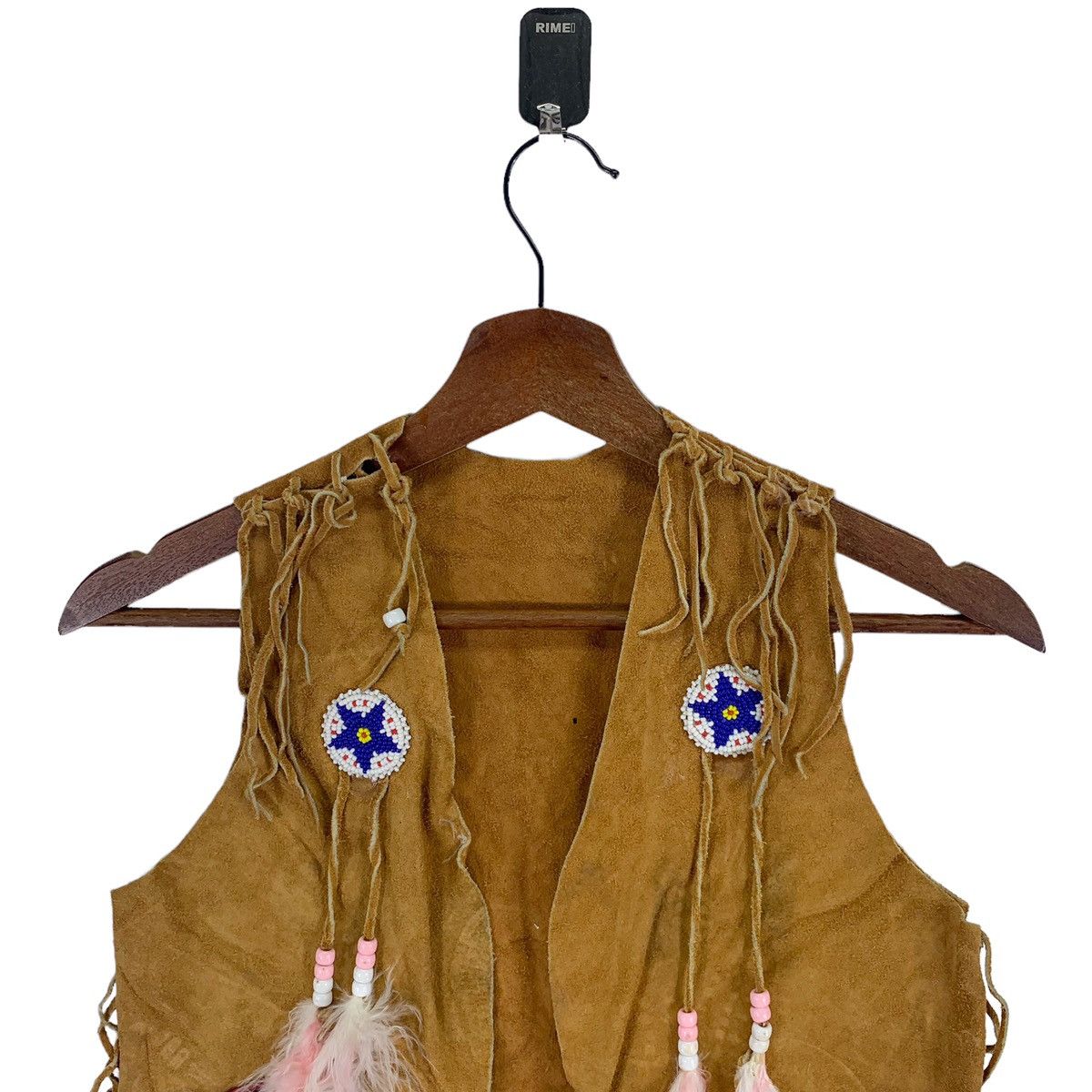 Leather Native Vintage VINTAGE NATIVE AMERICAN LEATHER VEST Grailed