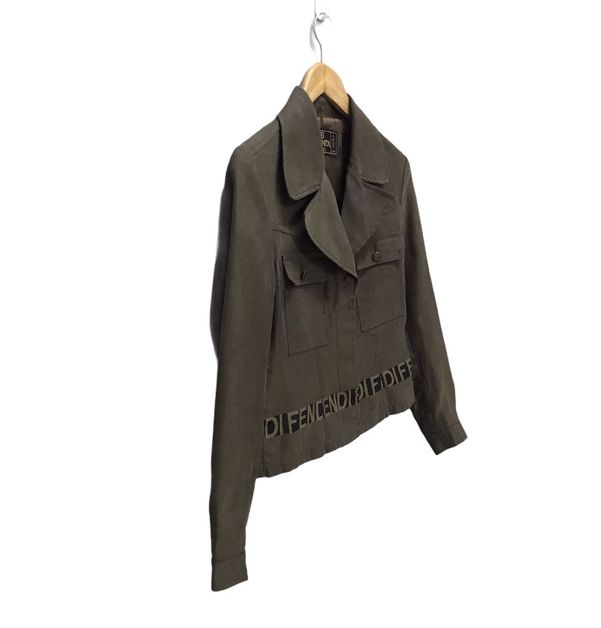 Fendi Vintage Fendi Zucca cropped jacket Size M / US 6-8 / IT 42-44 - 4 Thumbnail