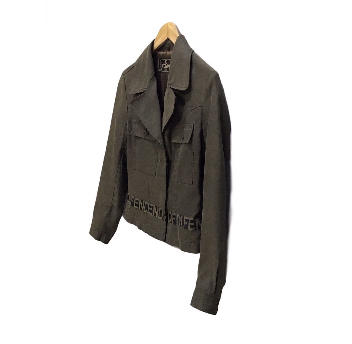 Fendi Vintage Fendi Zucca cropped jacket Size M / US 6-8 / IT 42-44 - 3 Thumbnail