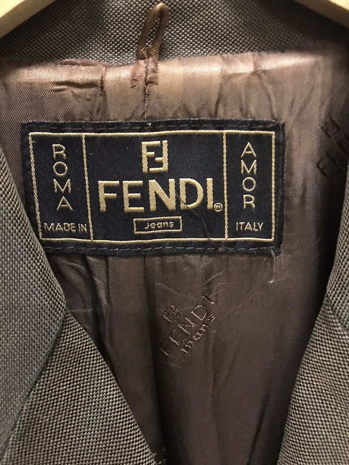Fendi Vintage Fendi Zucca cropped jacket Size M / US 6-8 / IT 42-44 - 8 Thumbnail