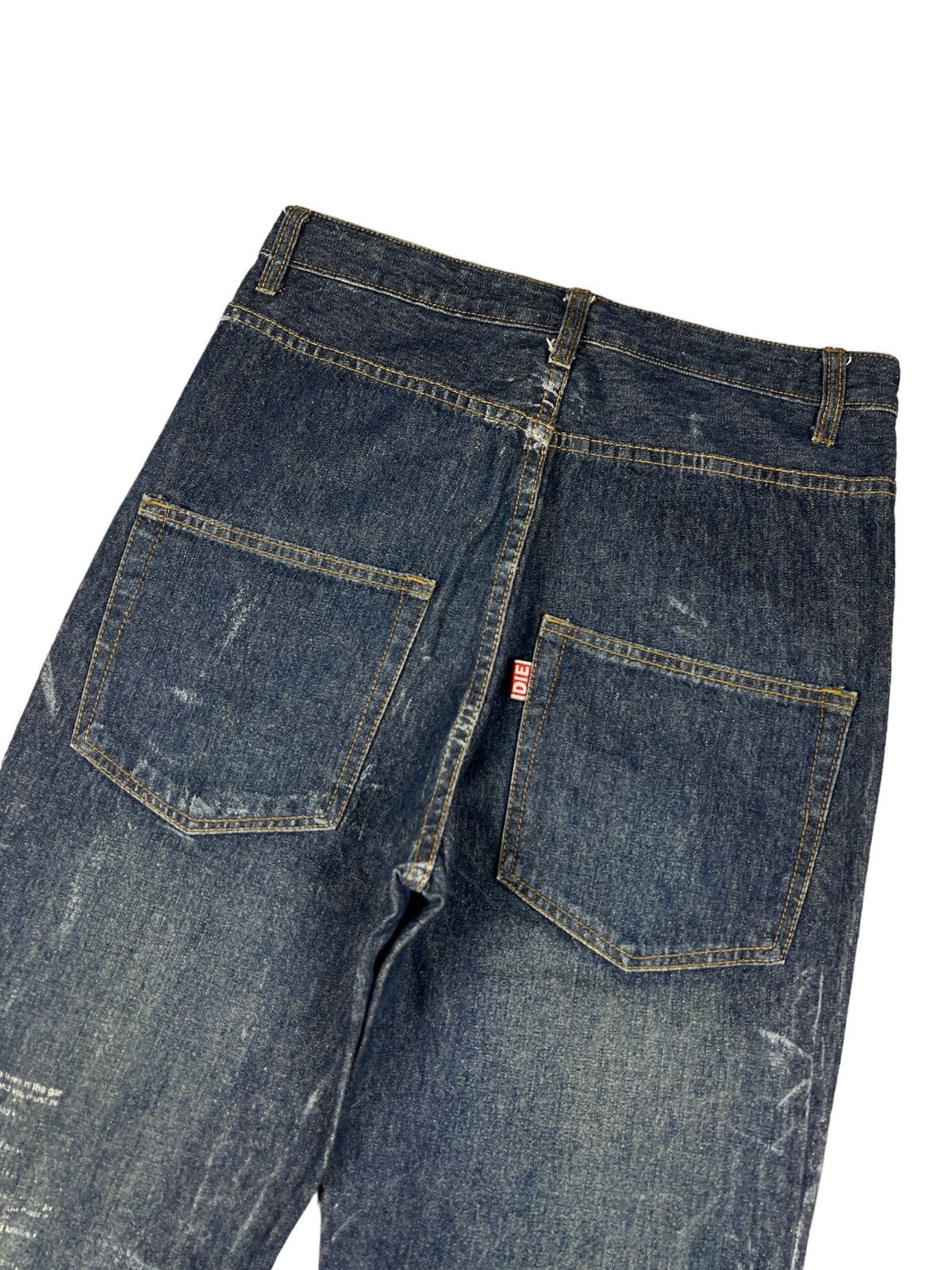 Japanese Brand HN+DIE 🇯🇵 ‘The Fall Of Man” Adam & Eve Poem Denim Size US 29 - 8 Thumbnail